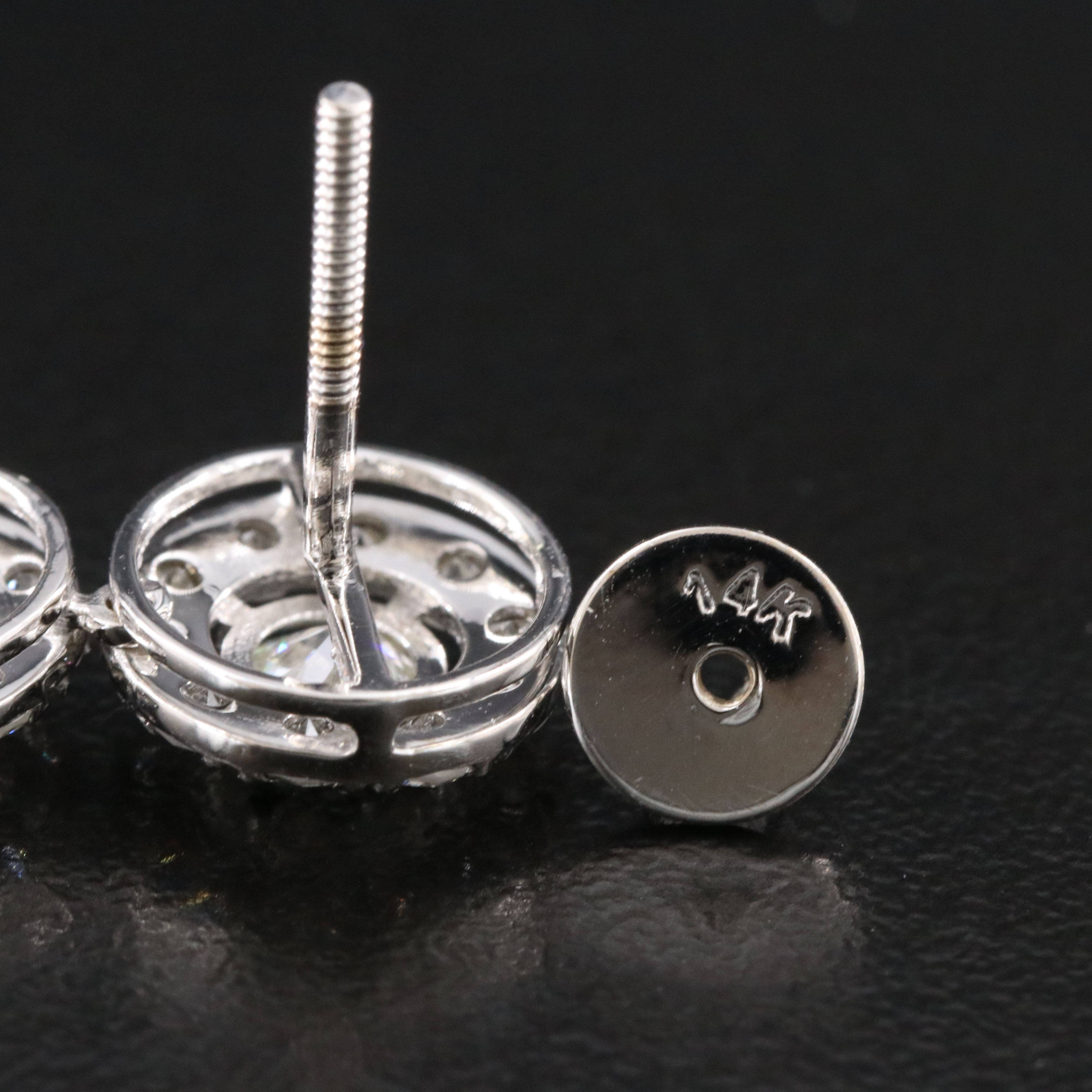 14K 2.26 CTW Diamond Earrings