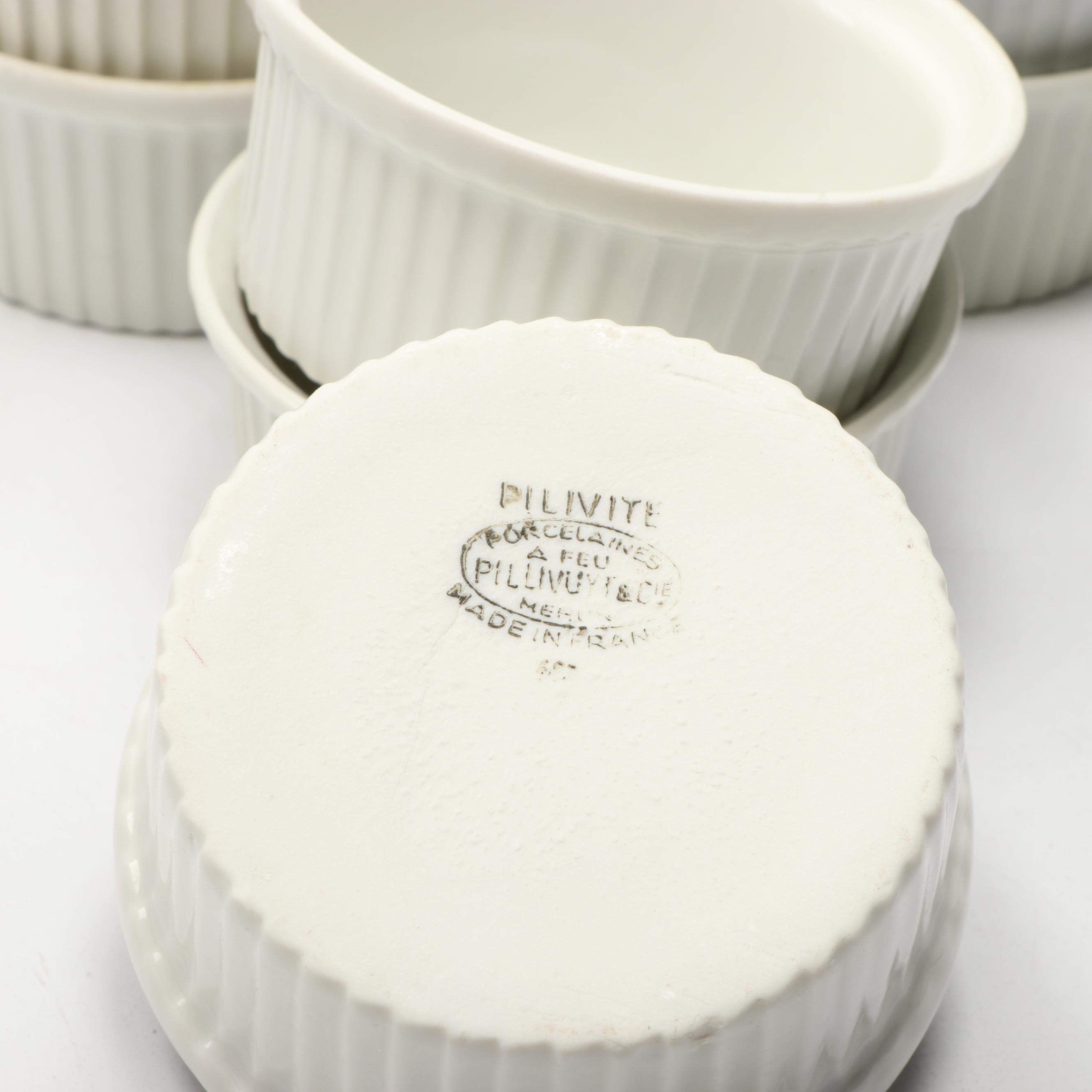 Pillivuyt Ramekins with Other Bakeware and Serving Pieces