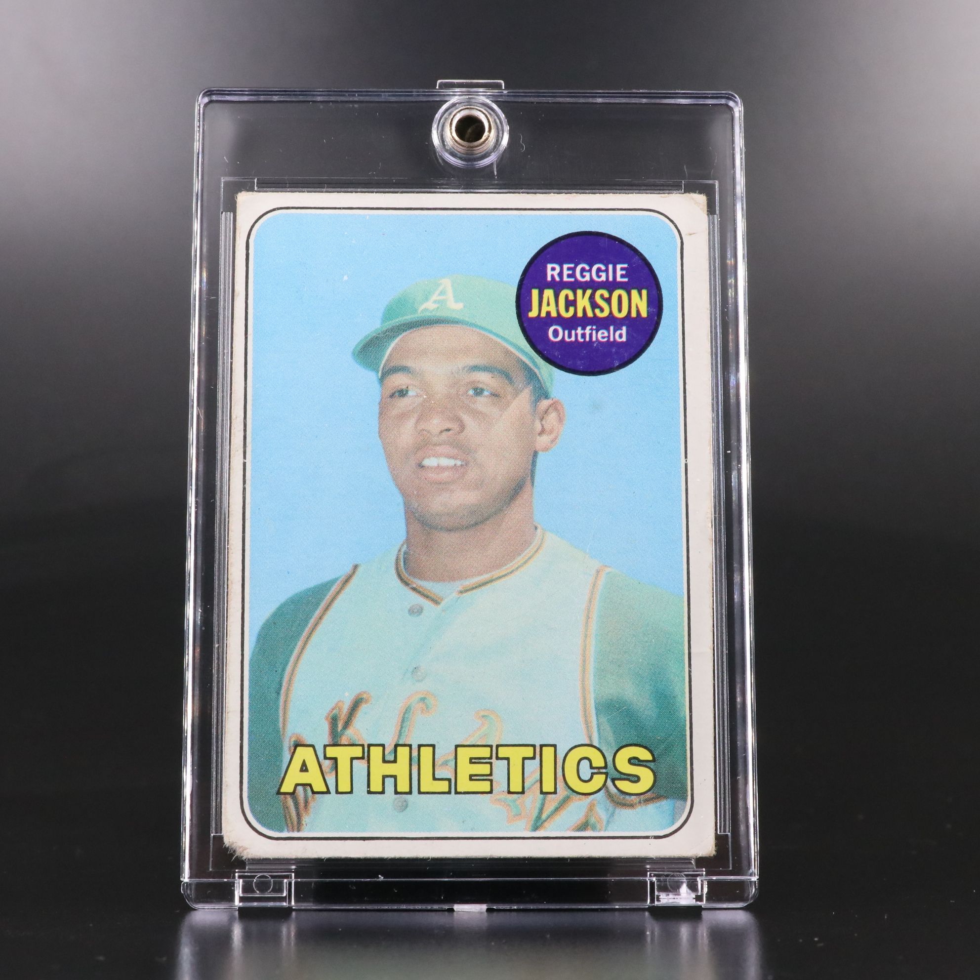 1969 Topps Reggie Jackson and Bobby Cox Rookie Baseball Cards