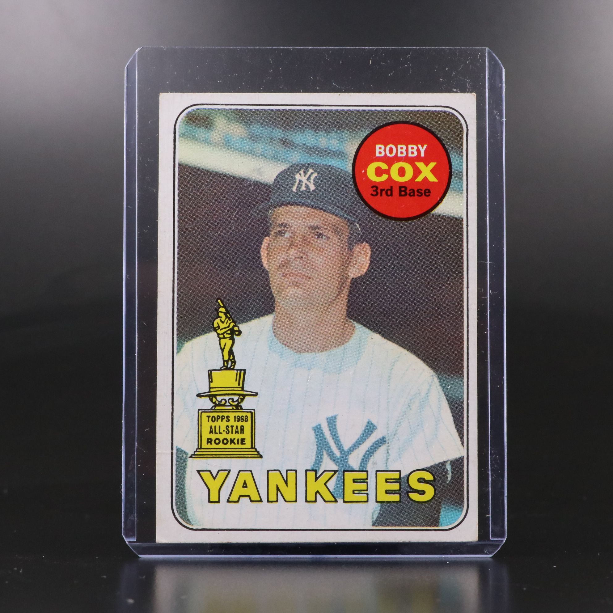 1969 Topps Reggie Jackson and Bobby Cox Rookie Baseball Cards