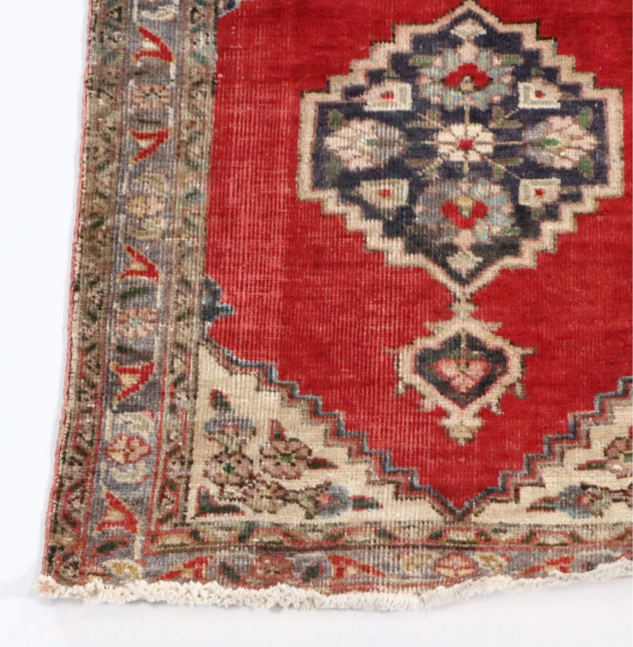 2'6 x 3'9 Hand-Knotted Turkish Dazkırı Accent Rug