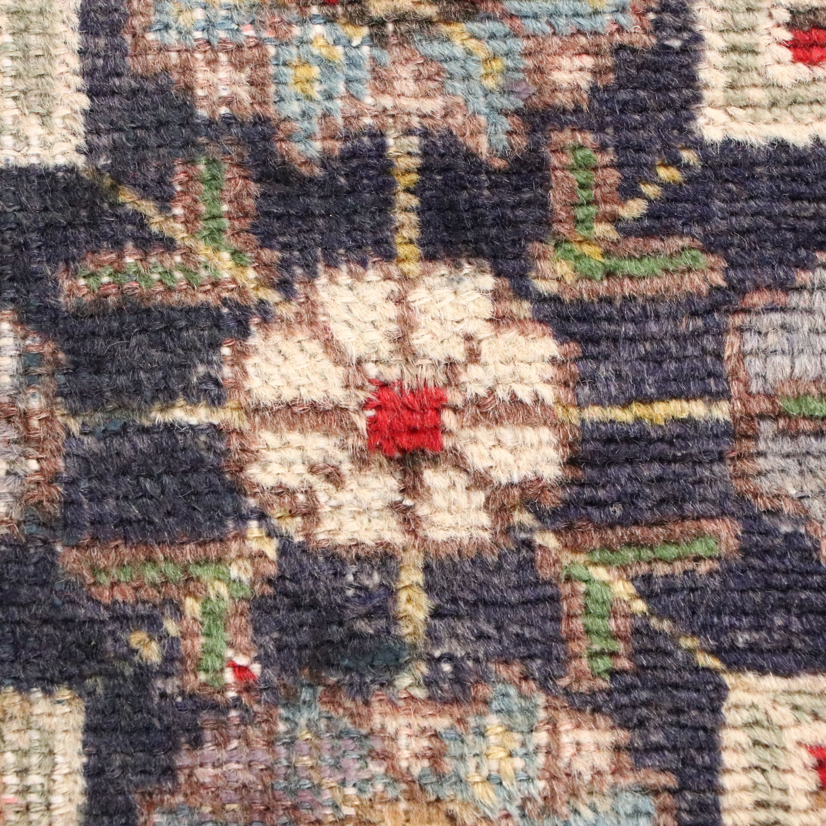 2'6 x 3'9 Hand-Knotted Turkish Dazkırı Accent Rug