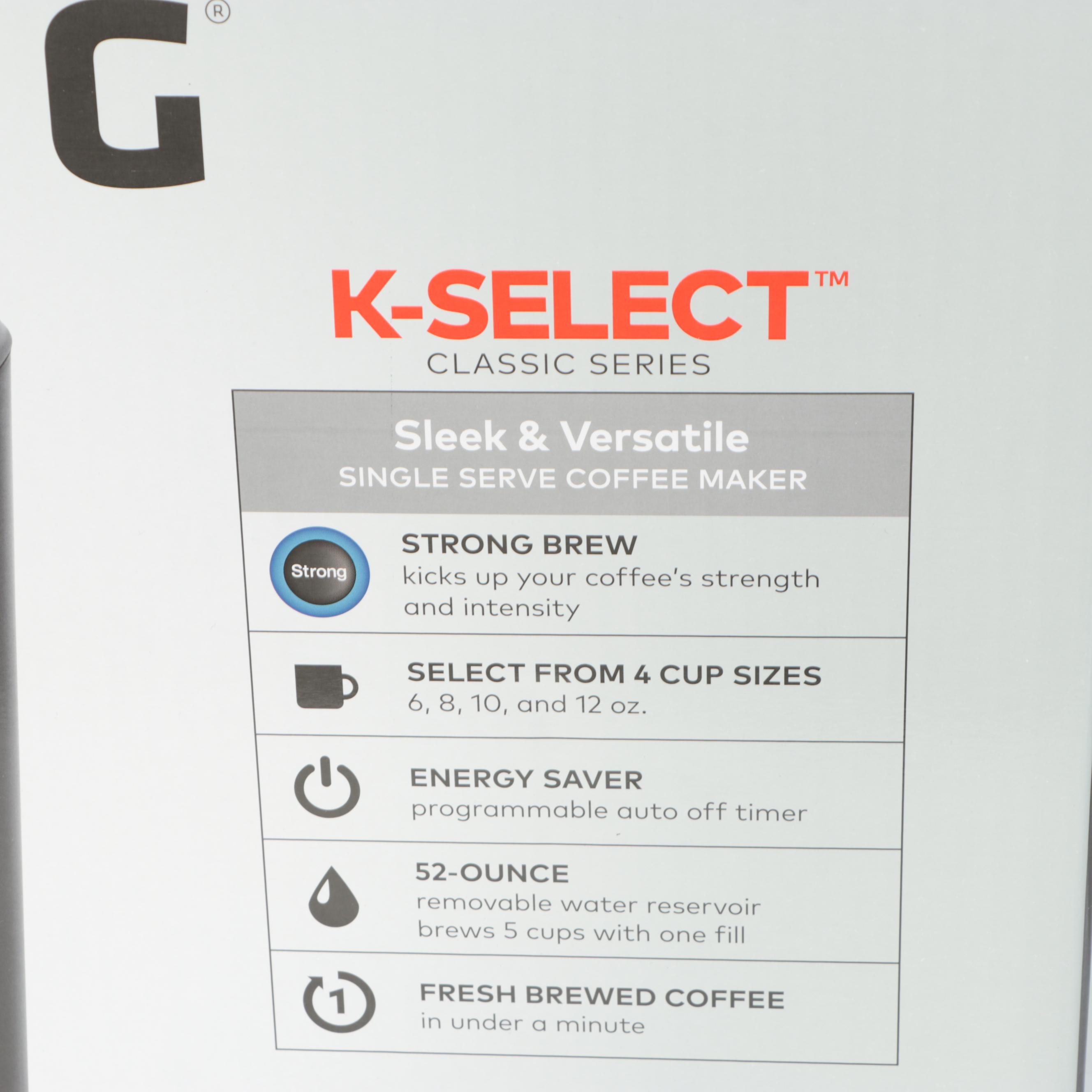 Keurig Classic Series Single Cup Coffee Maker with Soft Shell Ice Cream Ball