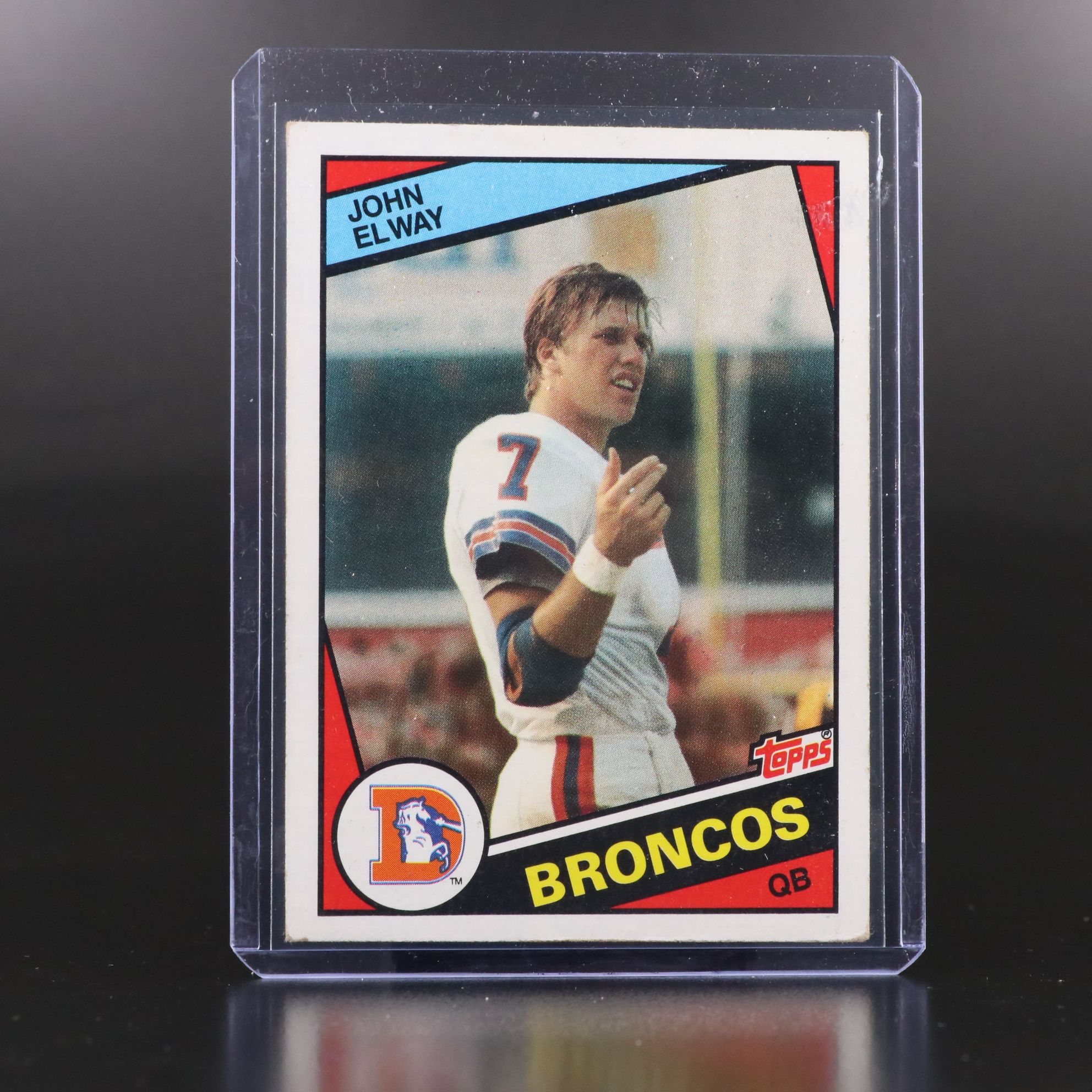 John Elway and Jerry Rice Topps Rookie Football Cards