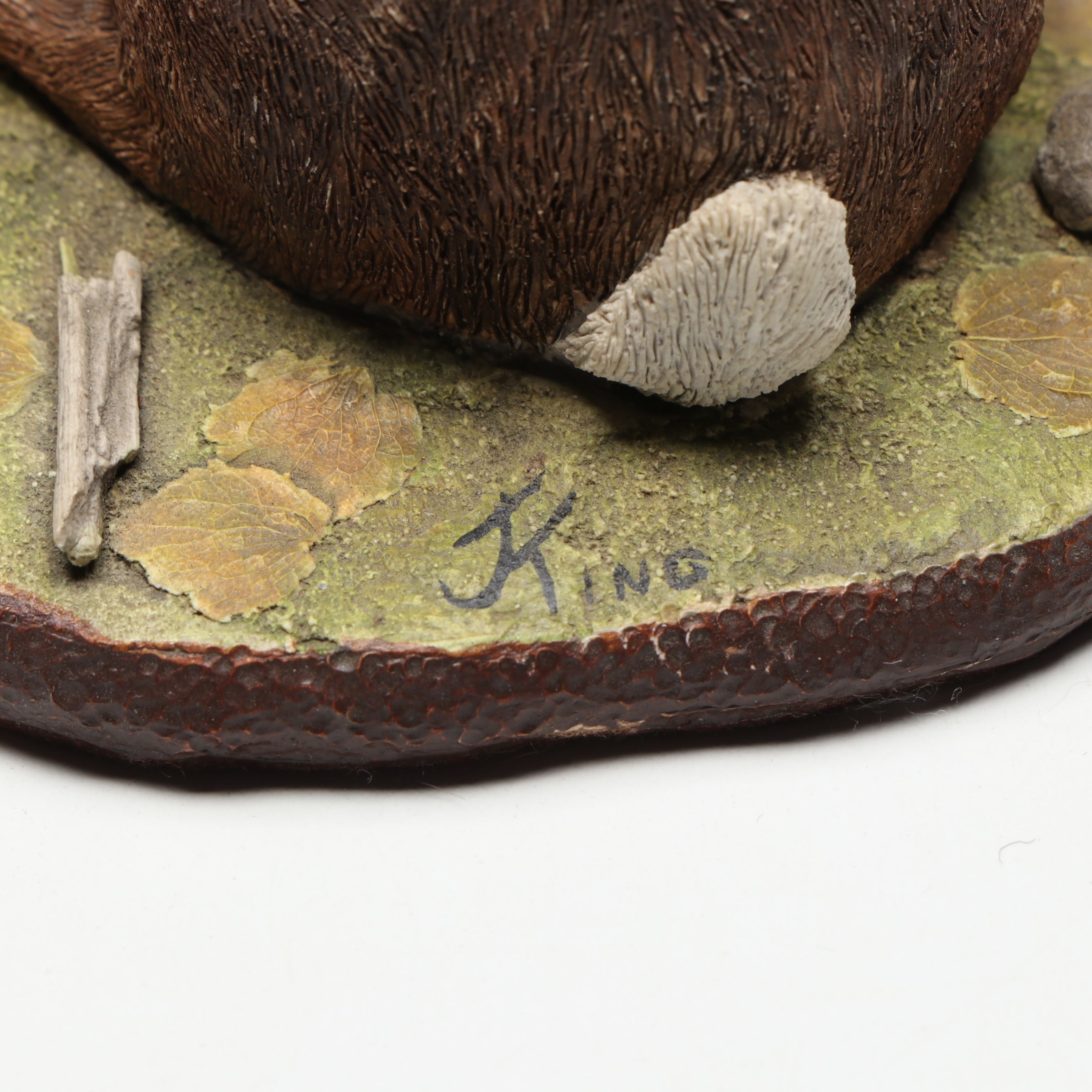 Cybis "Buttercup and Daffodil" with Belleek and Other Animal Figurines