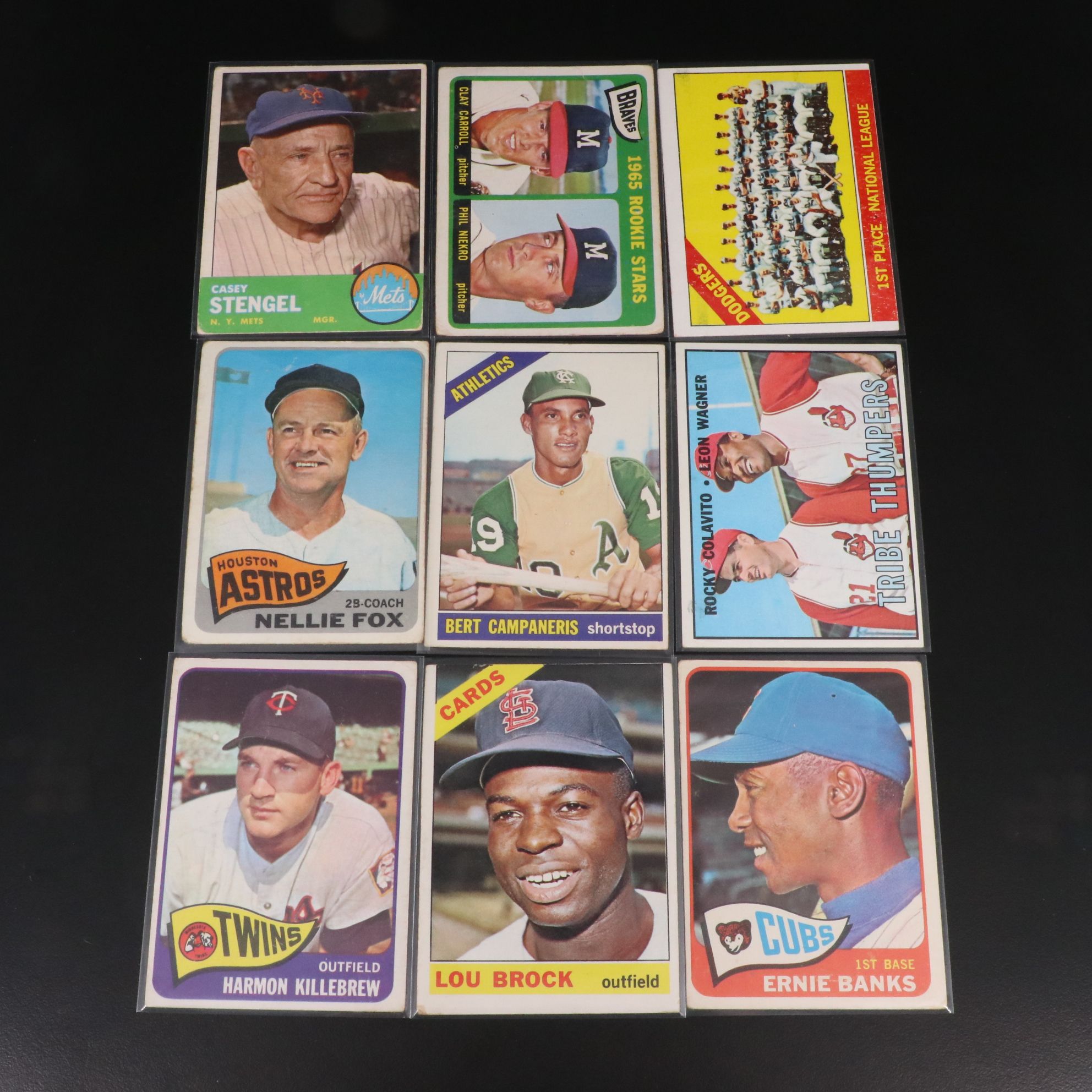 Topps Baseball Cards Featuring Roger Maris, Roberto Clemente, and More, 1960s