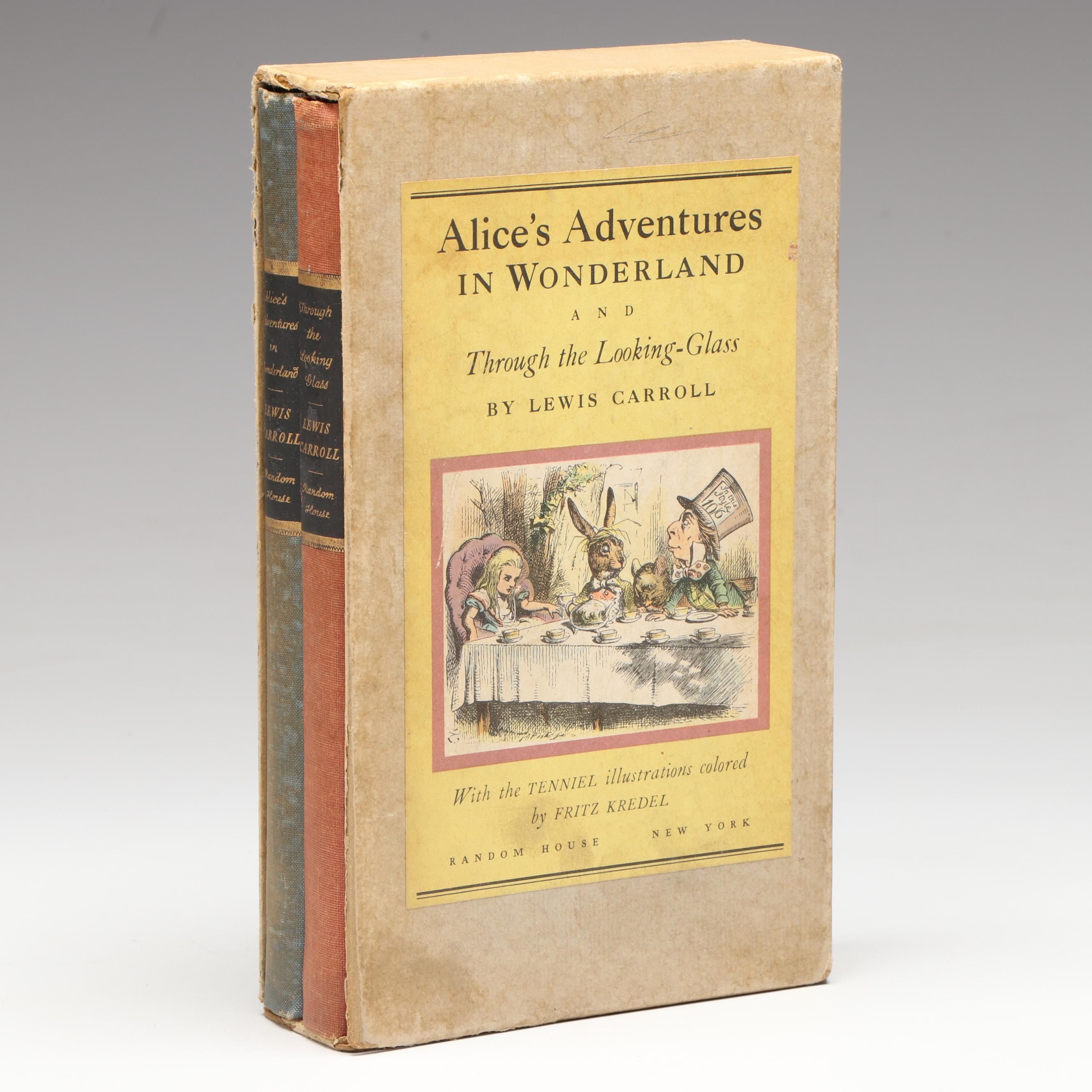 Illustrated "Alice in Wonderland" and "Through the Looking-Glass" Box Set, 1946