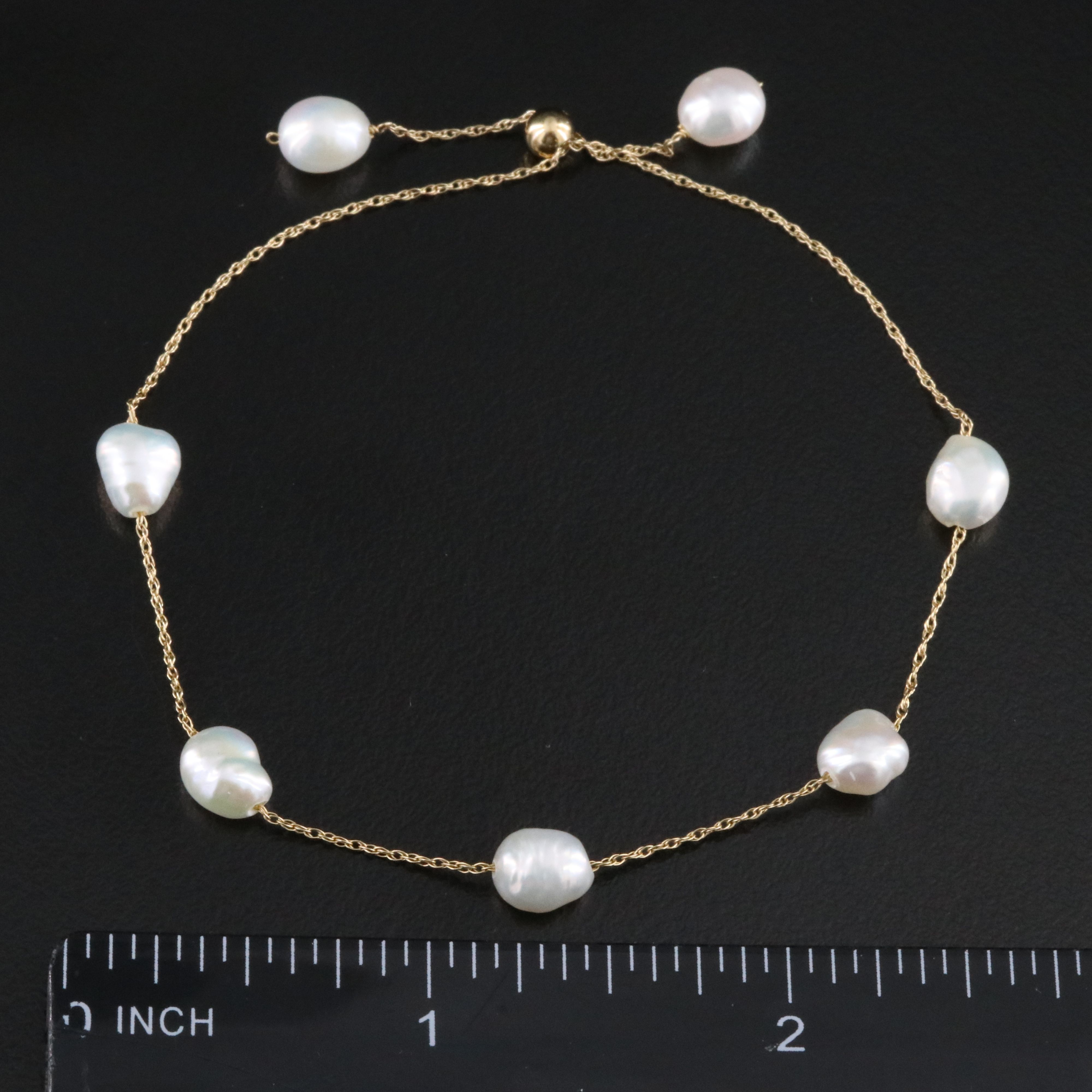 14K Pearl Bracelet
