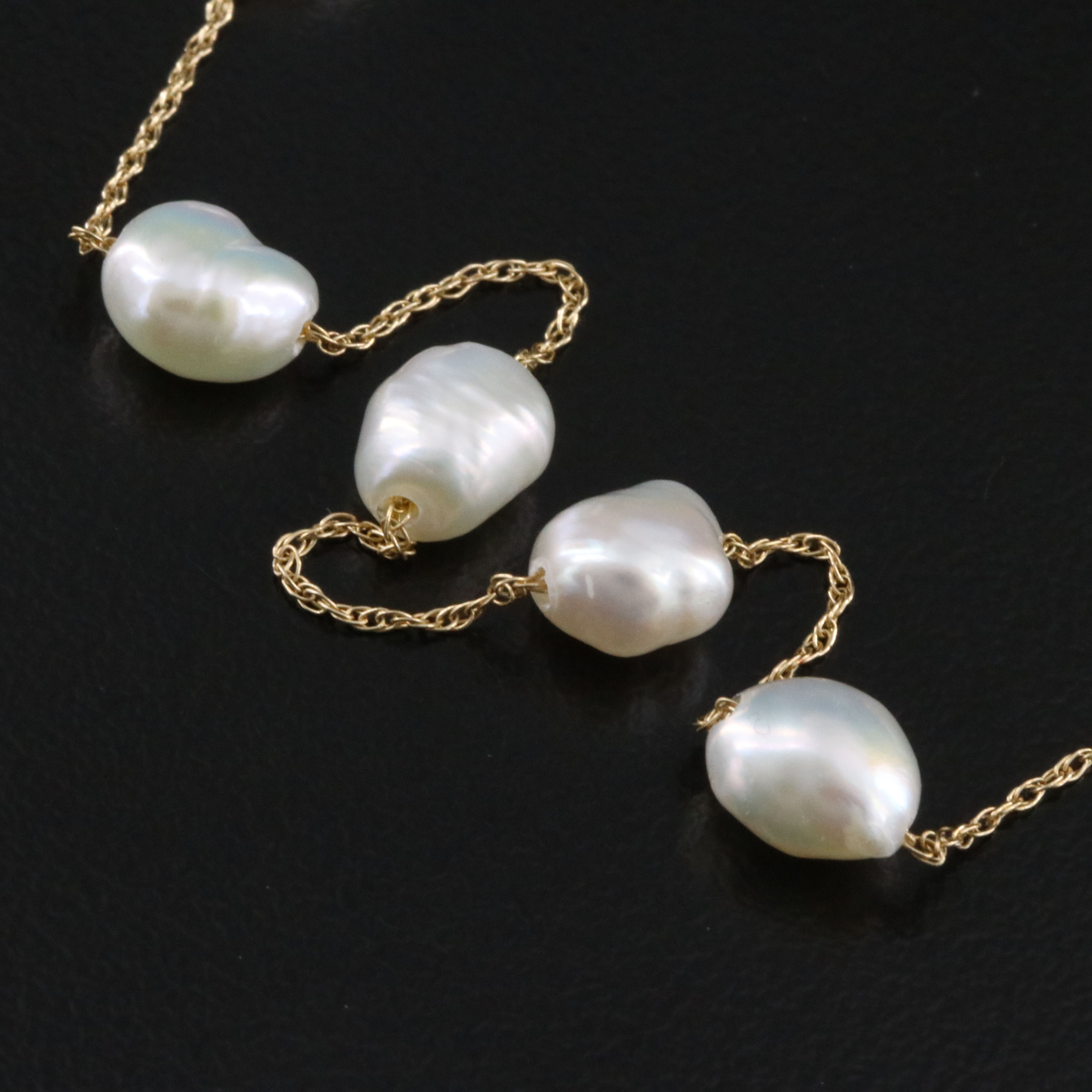 14K Pearl Bracelet