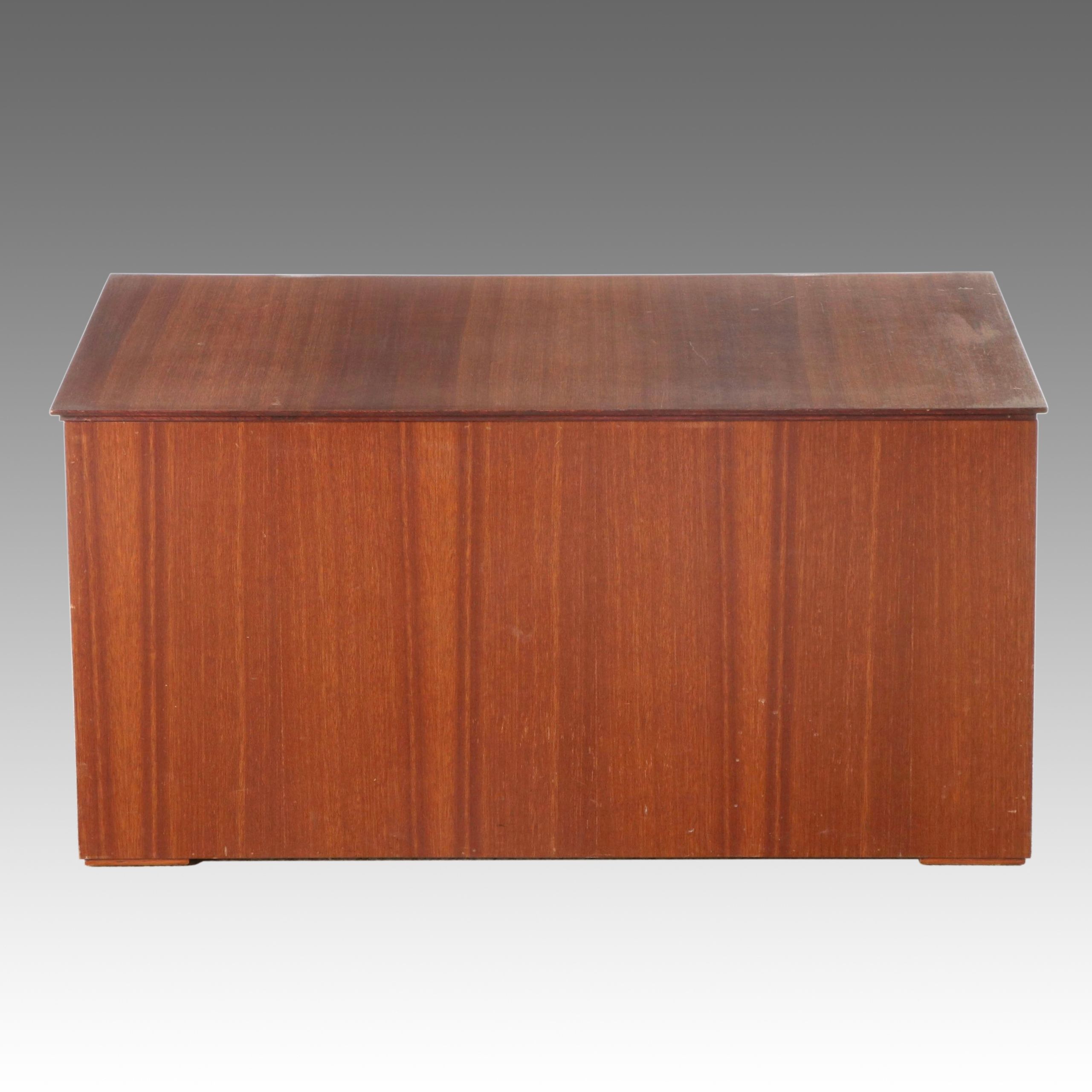 Danish Modern Style Teak Trunk, Mid to Late 20th Century