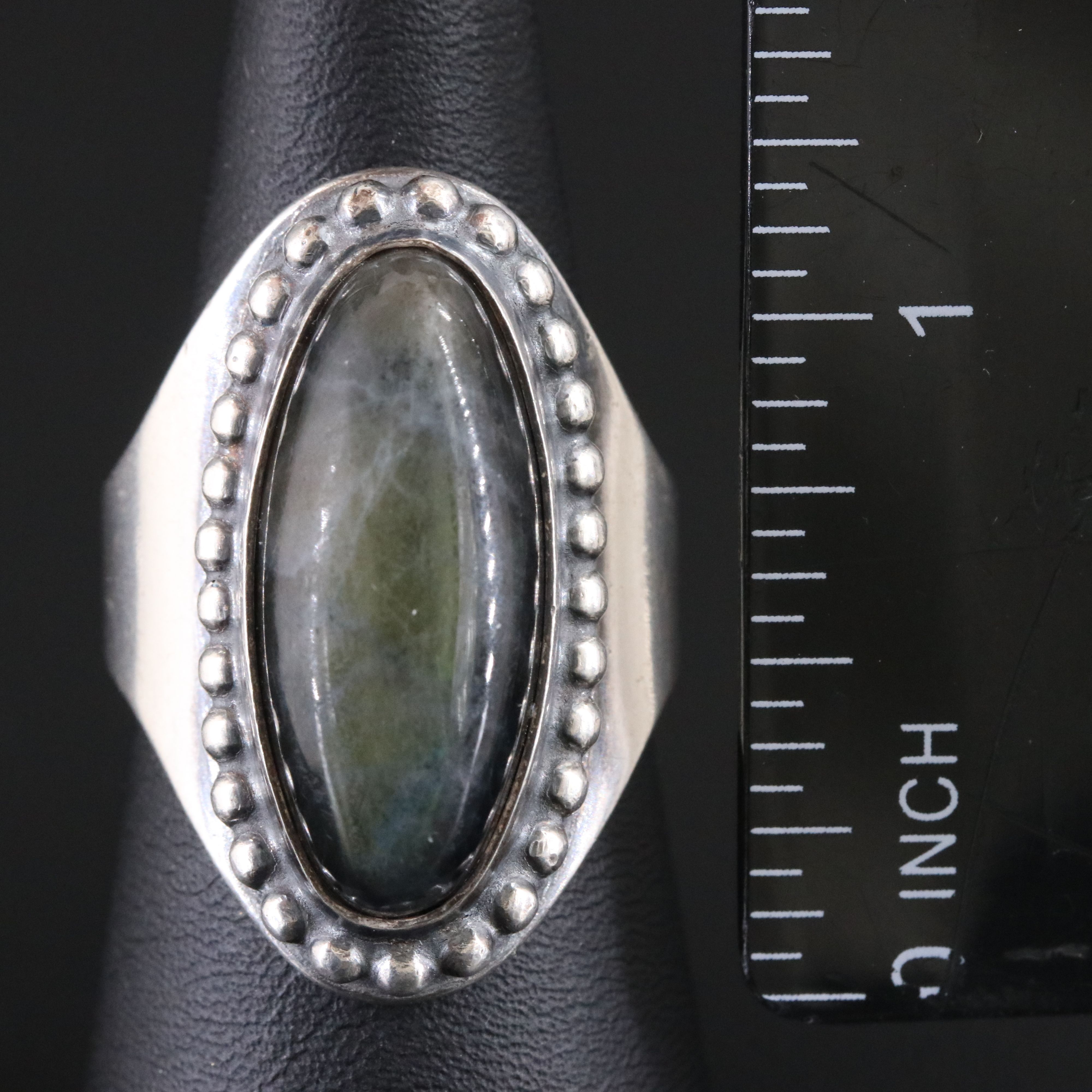 Norwegian David-Andersen Sterling Labradorite Ring
