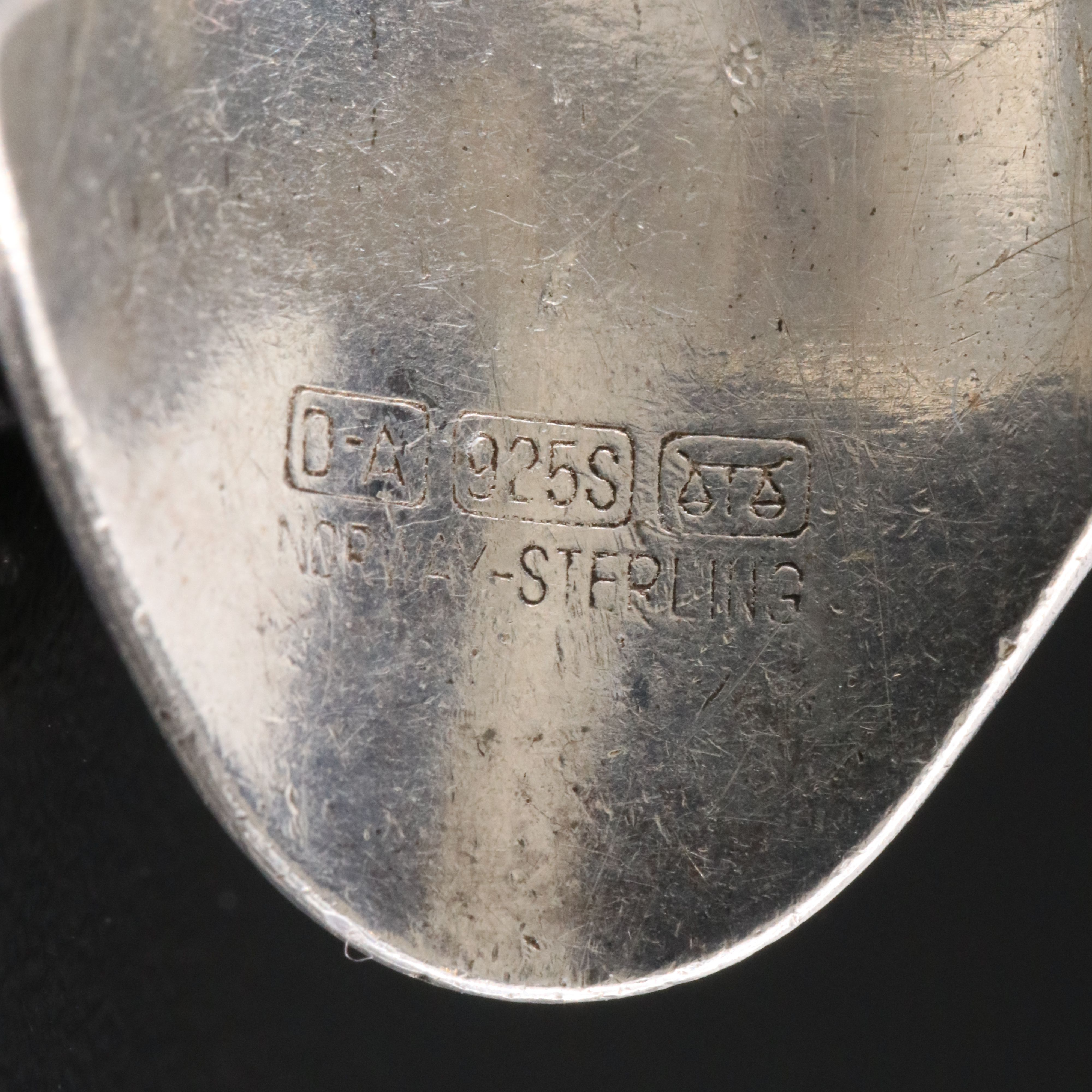 Norwegian David-Andersen Sterling Labradorite Ring