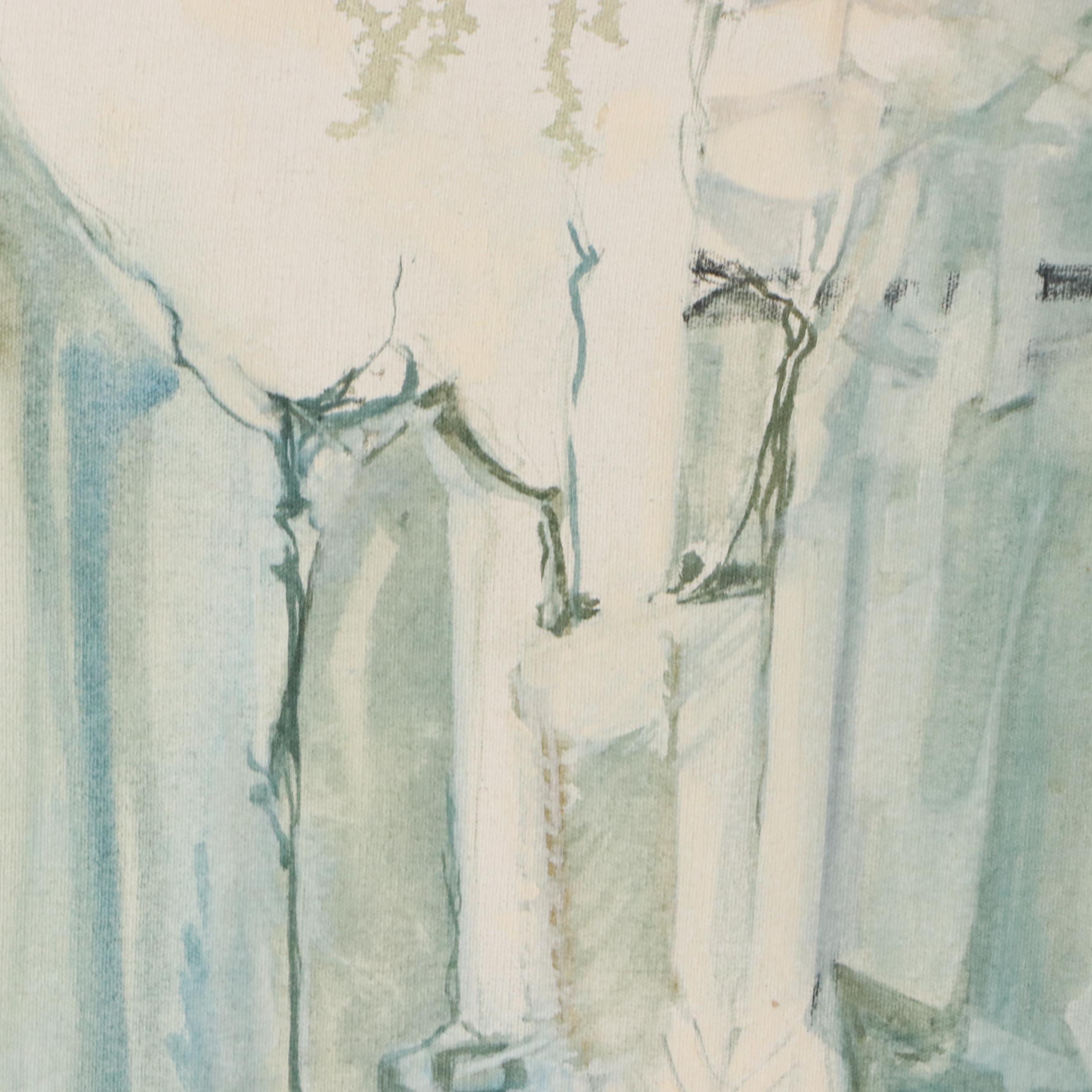 Lela Cooney Modernist Oil Painting "Odense Denmark Village"