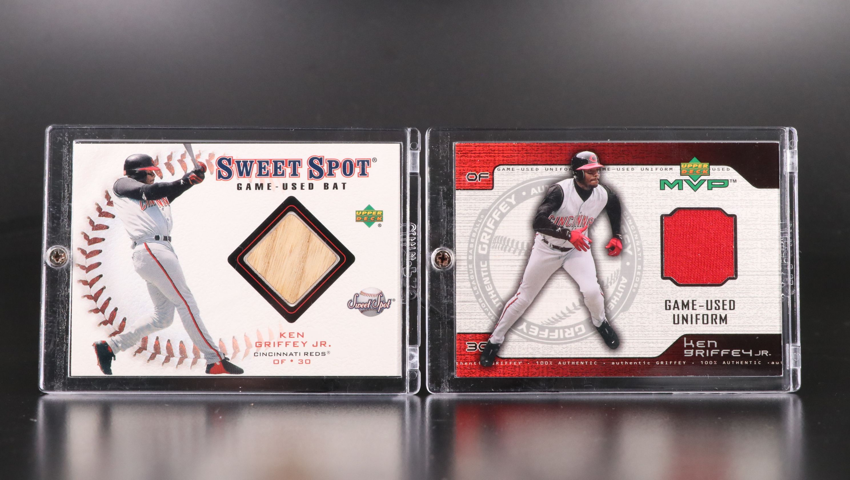 Ken Griffey Jr. Rookie and Relic Baseball Cards with More, 1989-2008