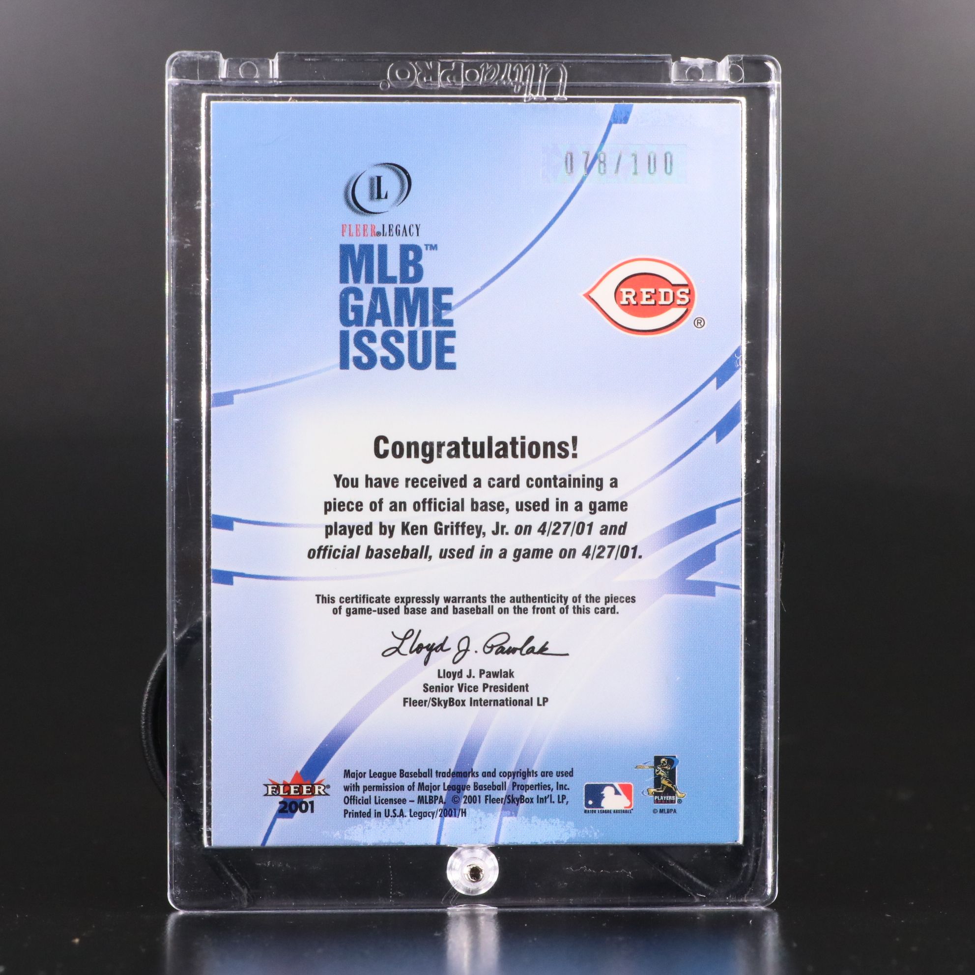 Ken Griffey Jr. Rookie and Relic Baseball Cards with More, 1989-2008