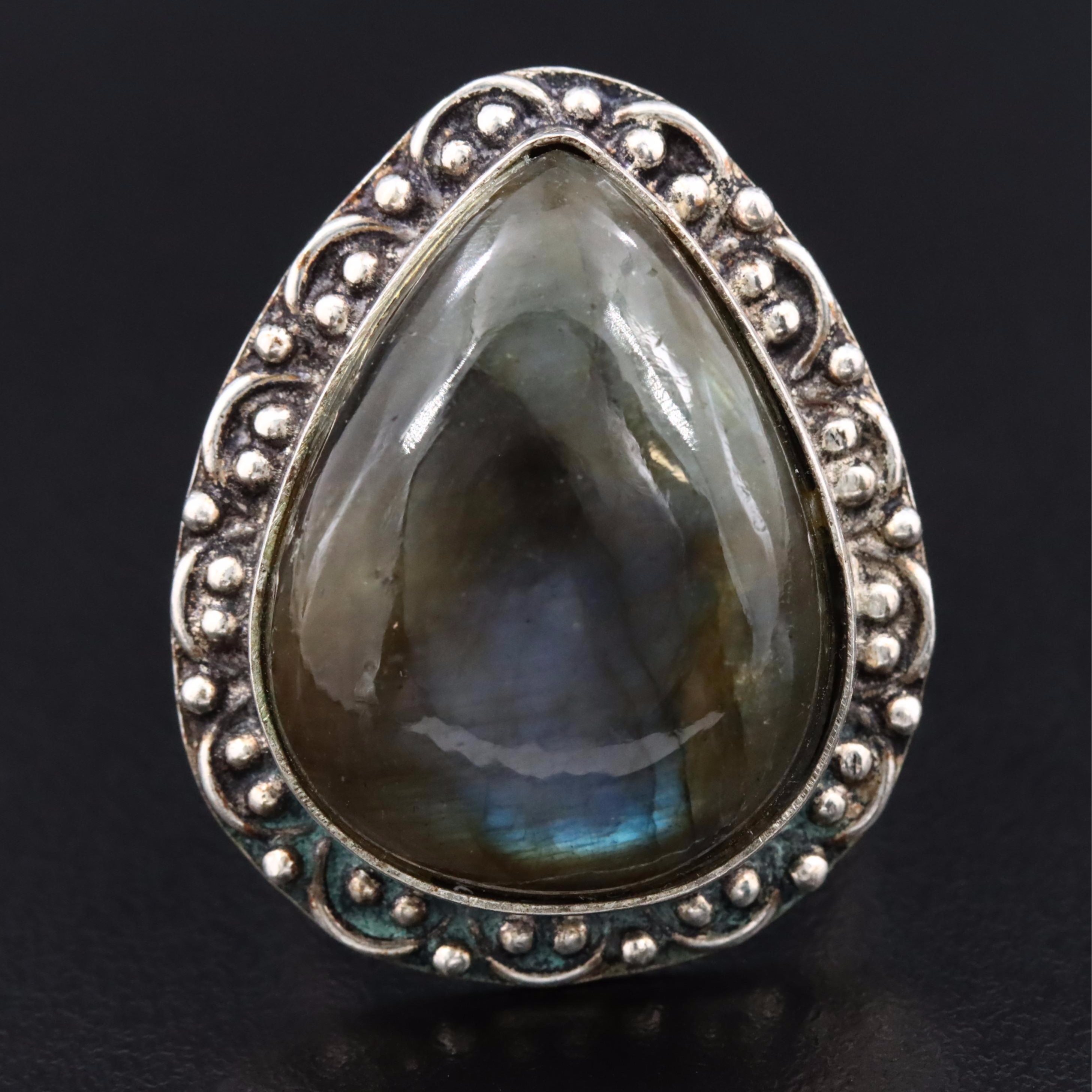 Sterling Labradorite Ring