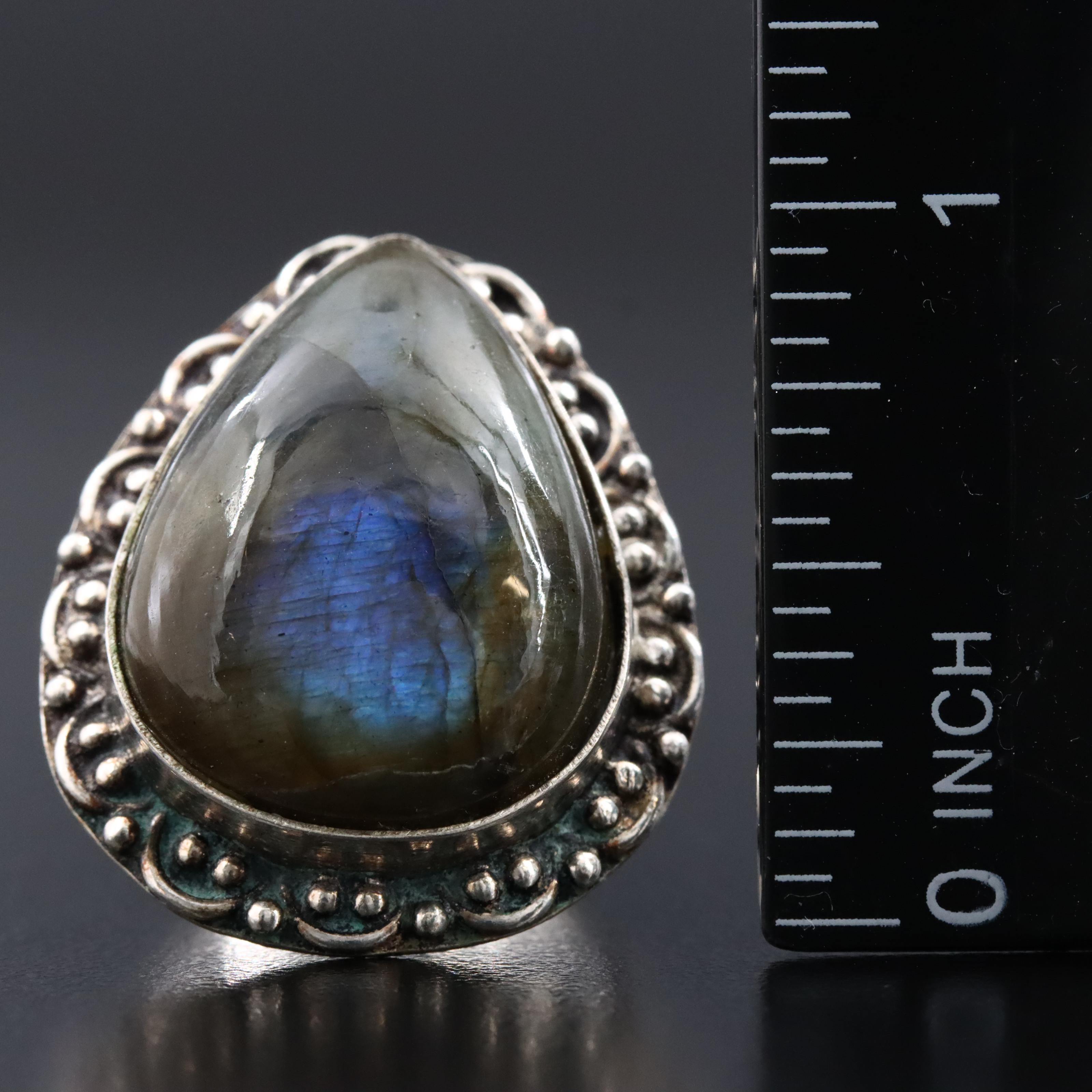 Sterling Labradorite Ring