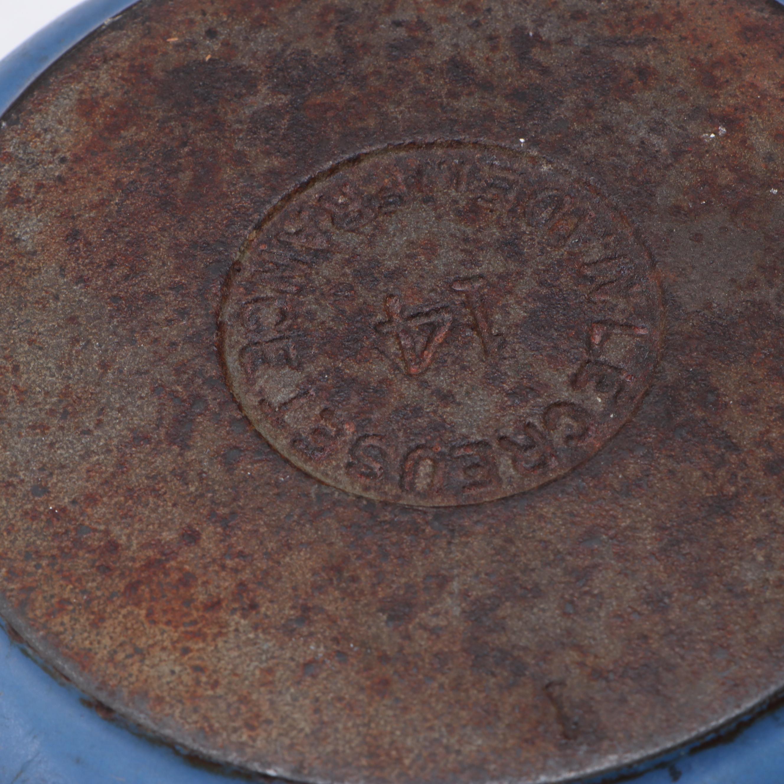 Le Creuset Blue Enamel Cast Iron Pots and Pans with Dutch Oven and Casserole
