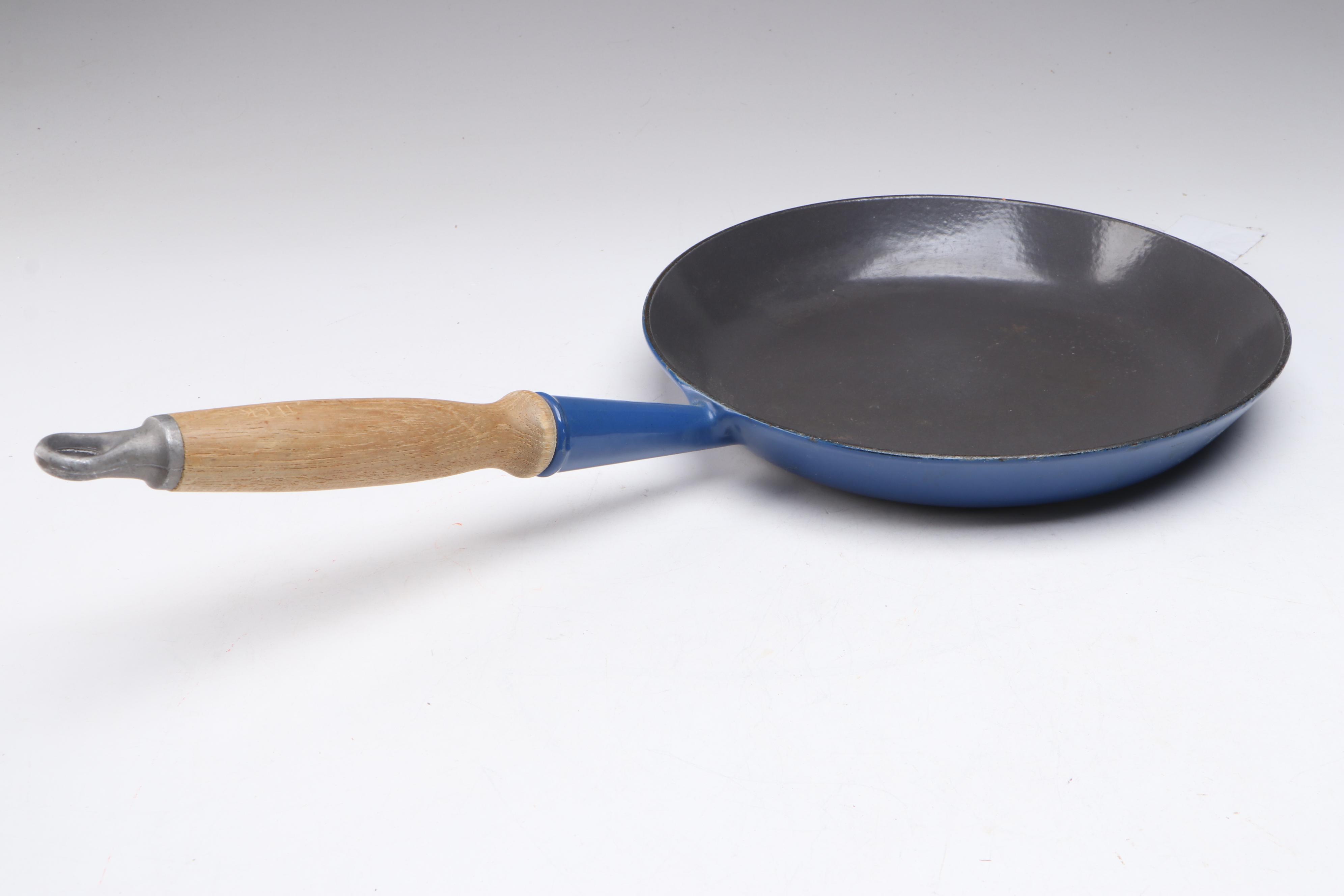 Le Creuset Blue Enamel Cast Iron Pots and Pans with Dutch Oven and Casserole