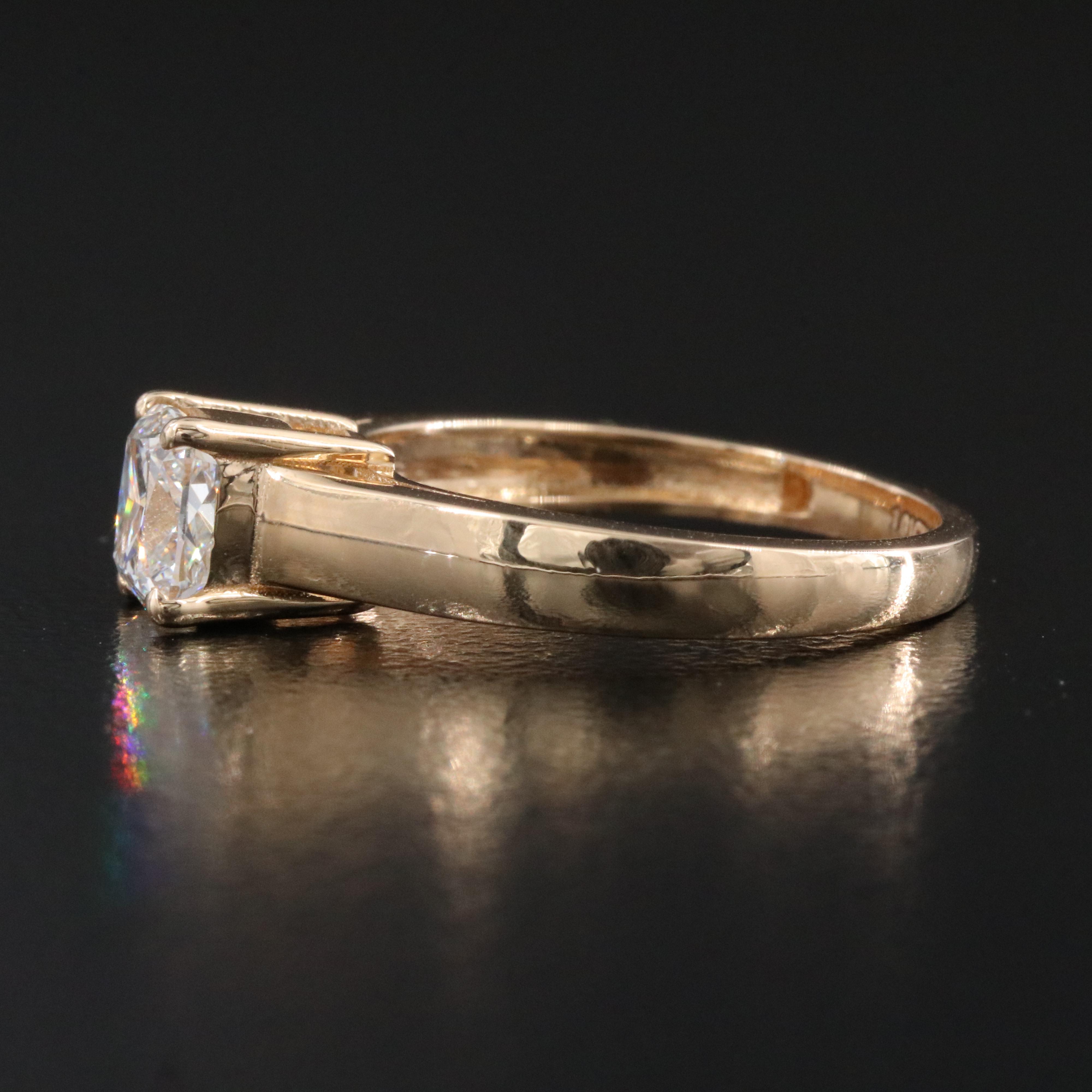 18K 1.01 CT Internally Flawless Diamond Solitaire Ring with GIA Report