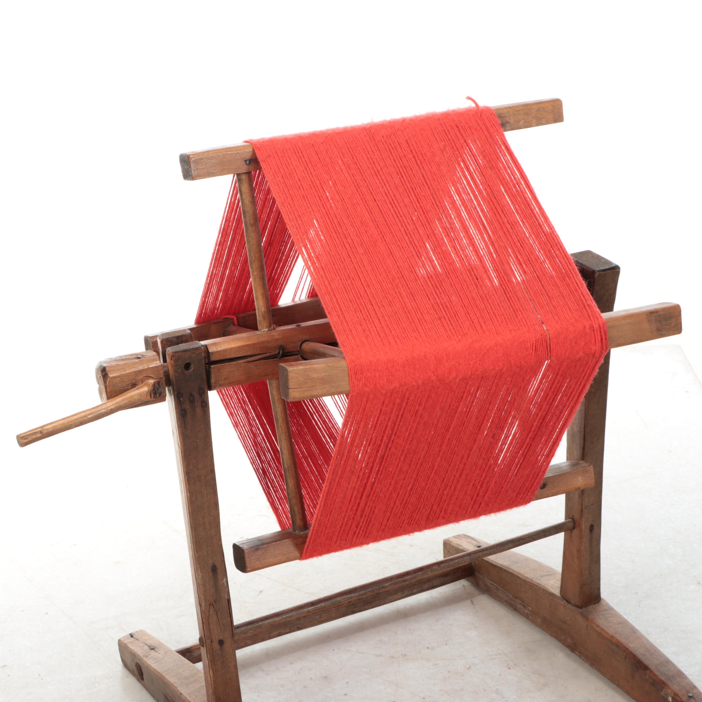 Antique Hand-Crank Yarn Winder