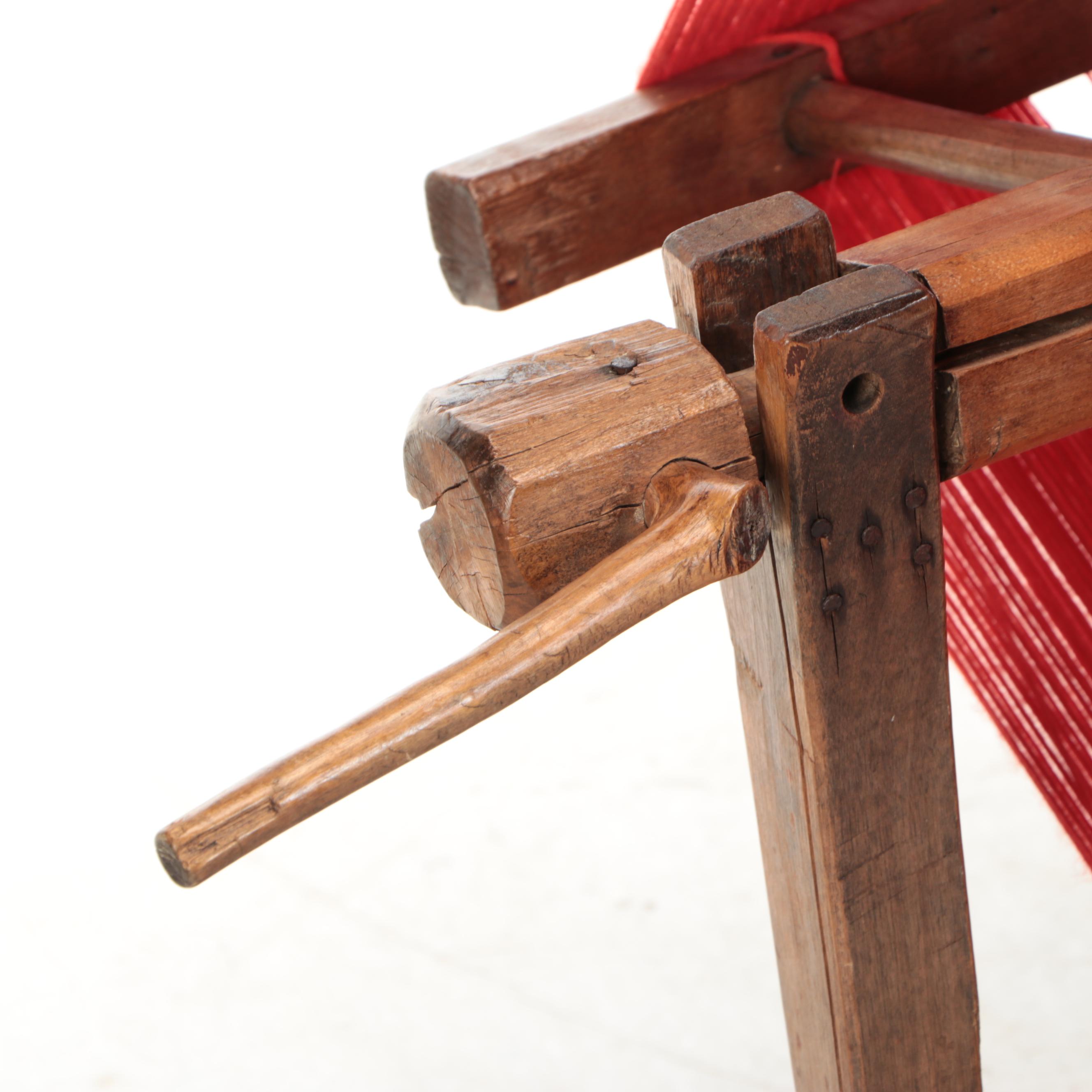 Antique Hand-Crank Yarn Winder