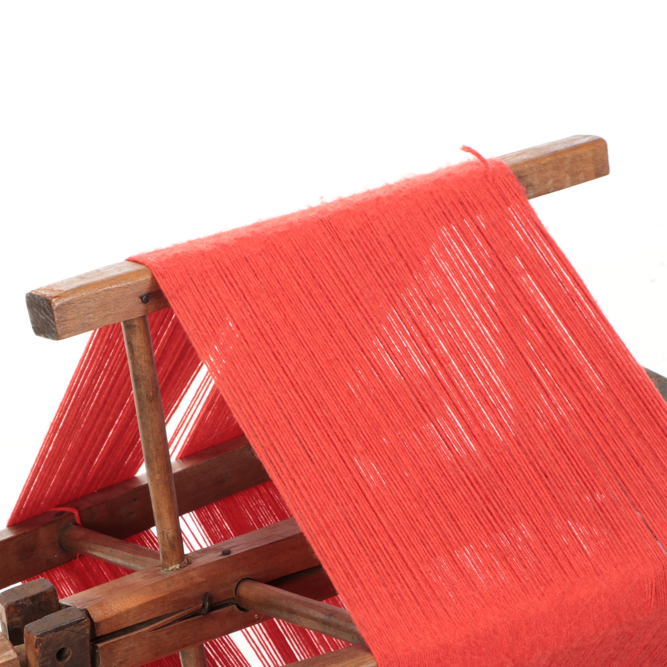 Antique Hand-Crank Yarn Winder