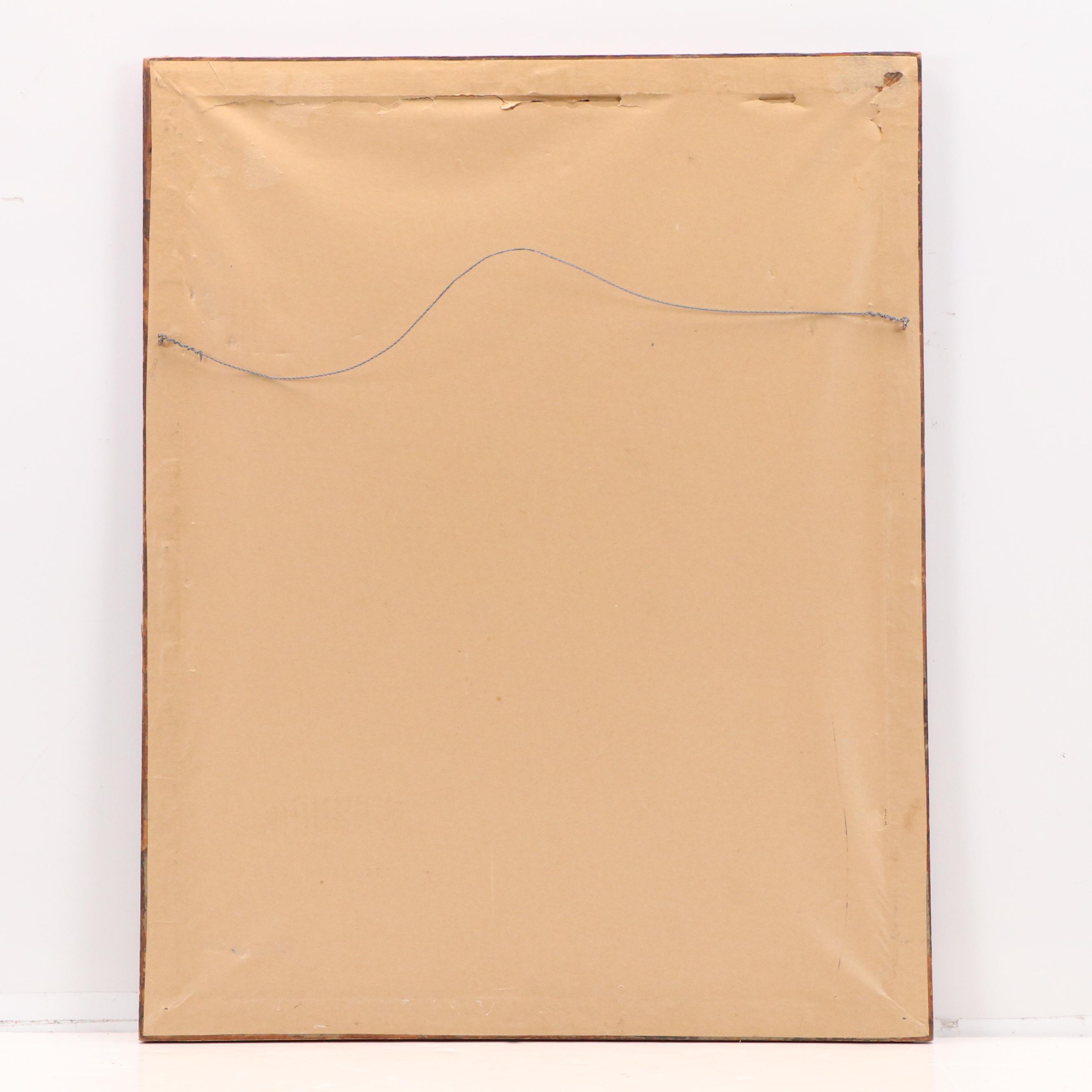 Botanical Speciment Gouache Painting of Bleeding Heart, 1852