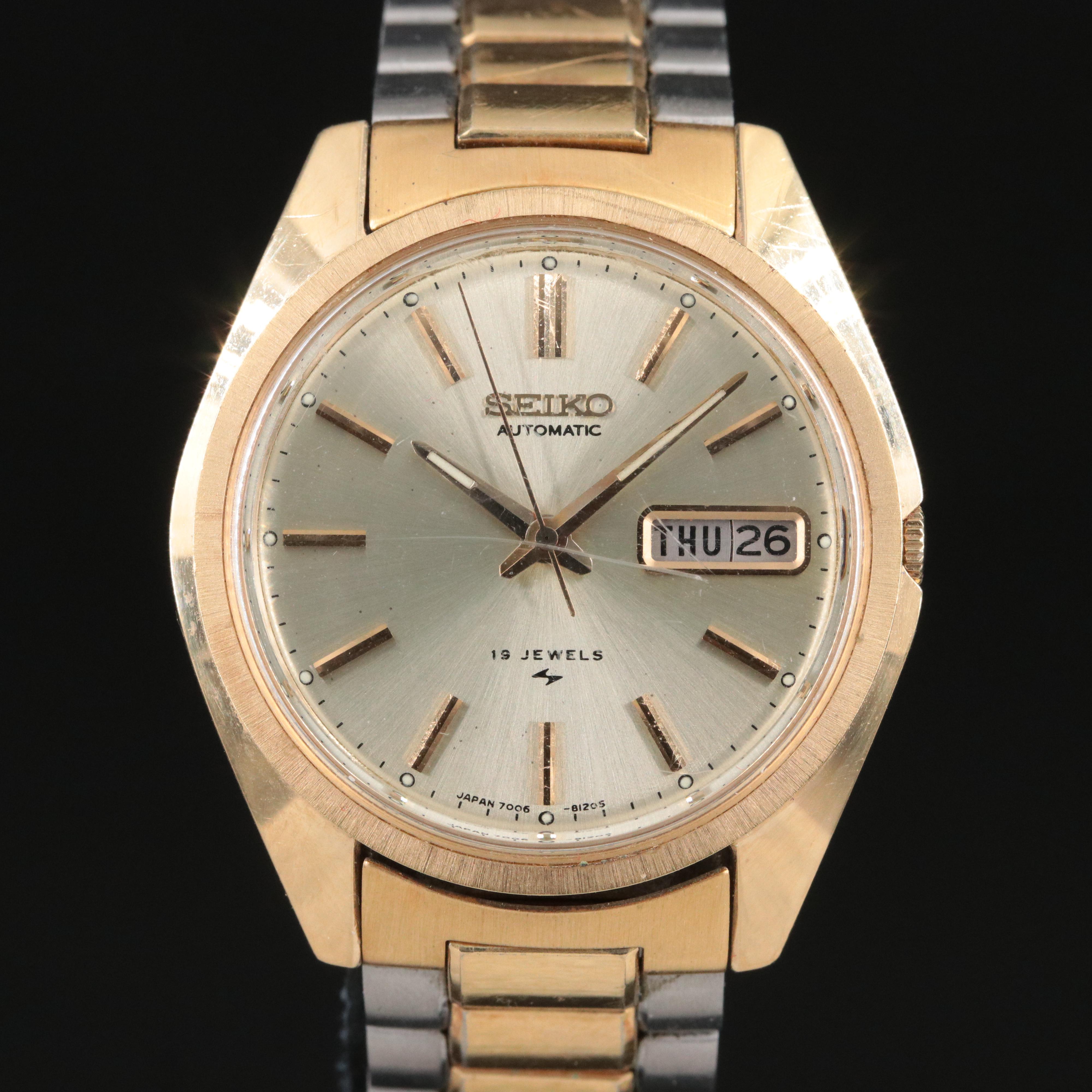 Seiko Modern Masters of Time Two-Tone Automatic Watch 7006-8040
