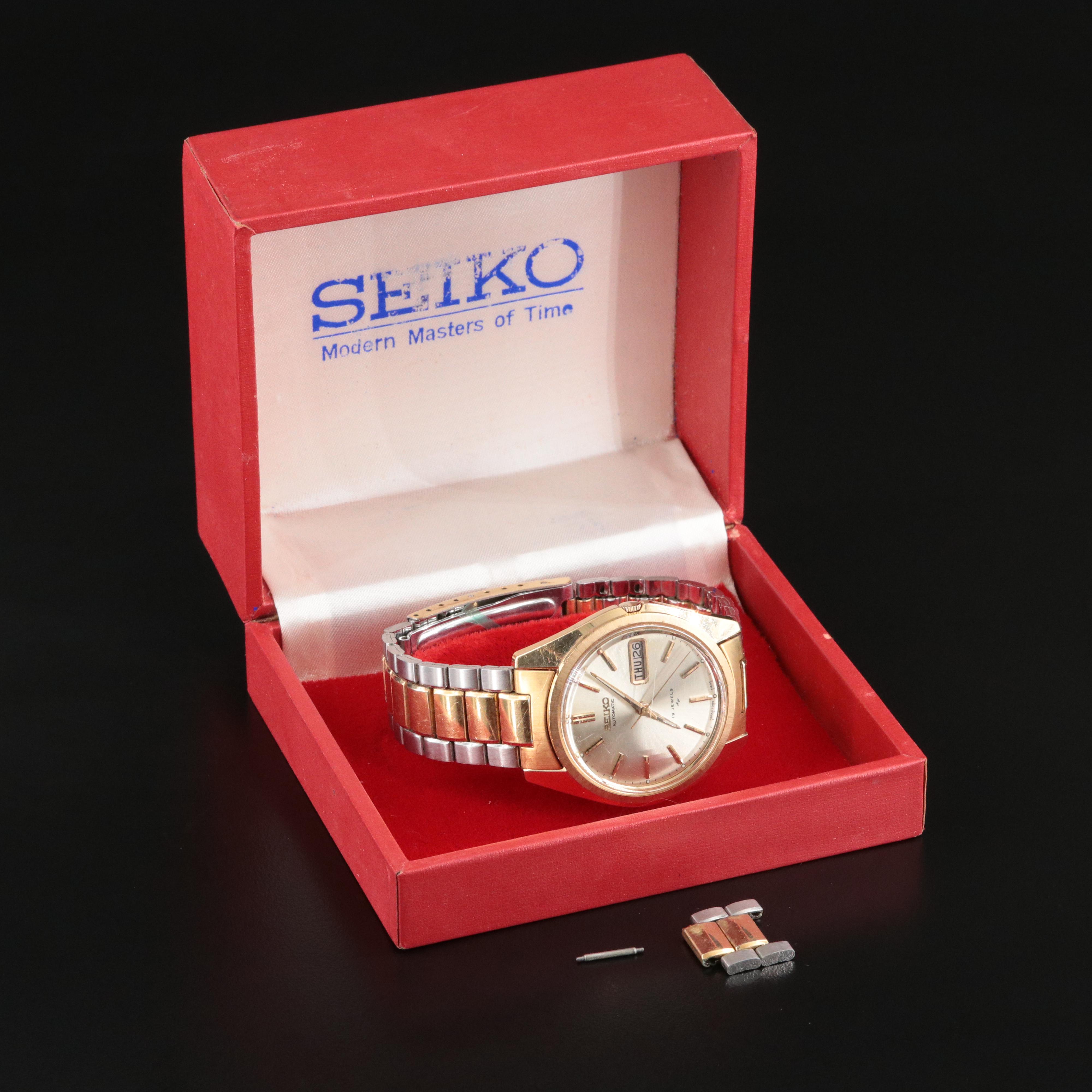 Seiko Modern Masters of Time Two-Tone Automatic Watch 7006-8040