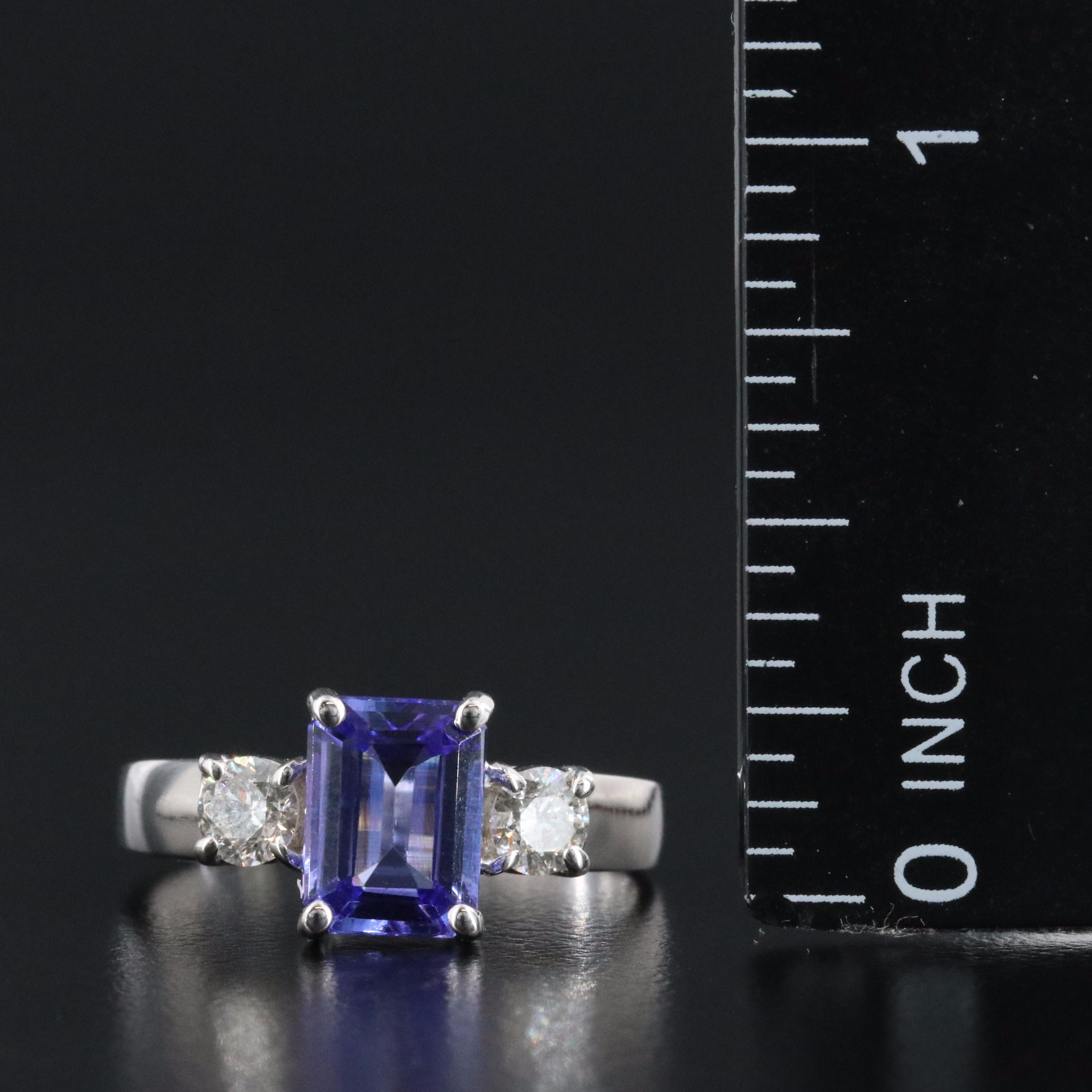 14K Tanzanite and Diamond Ring