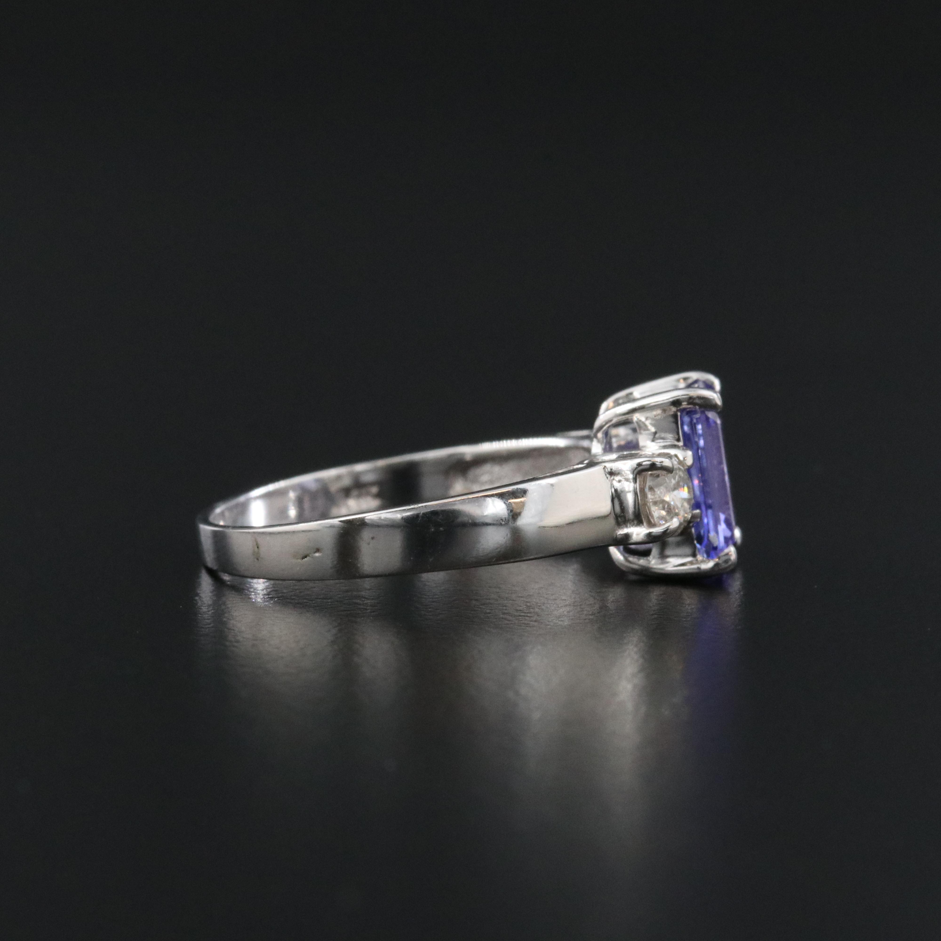 14K Tanzanite and Diamond Ring