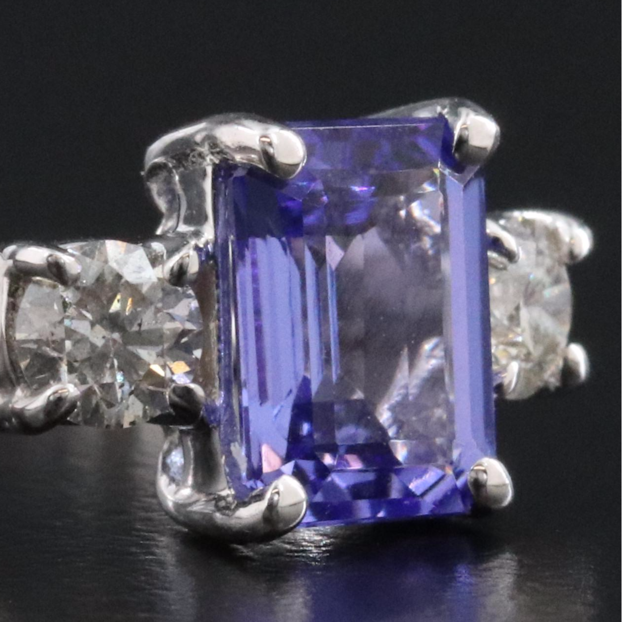 14K Tanzanite and Diamond Ring
