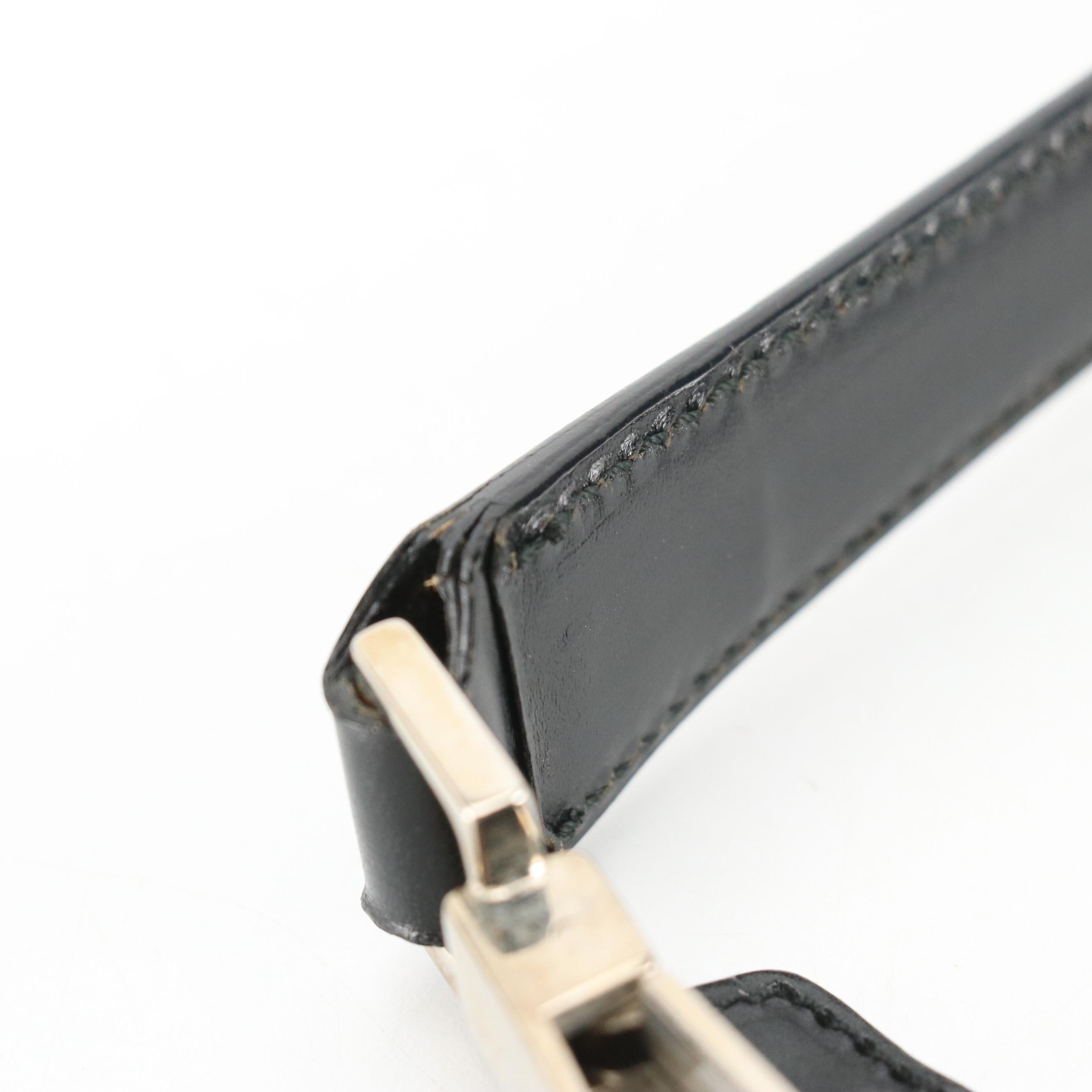 Gucci Mini Black Nylon Handbag with Leather  Trim