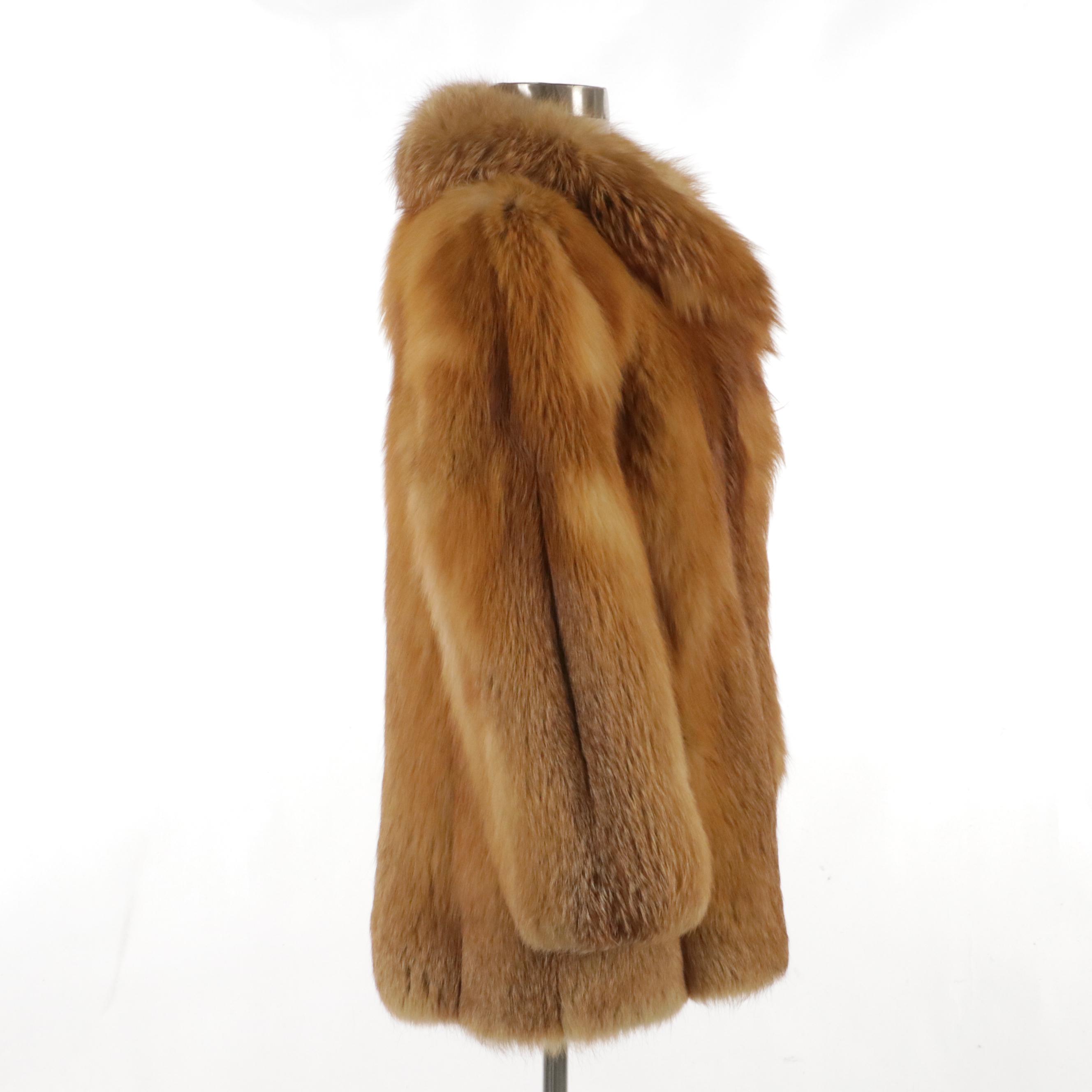 Red Fox Fur Stroller Coat from Bear & Karkazis Furs