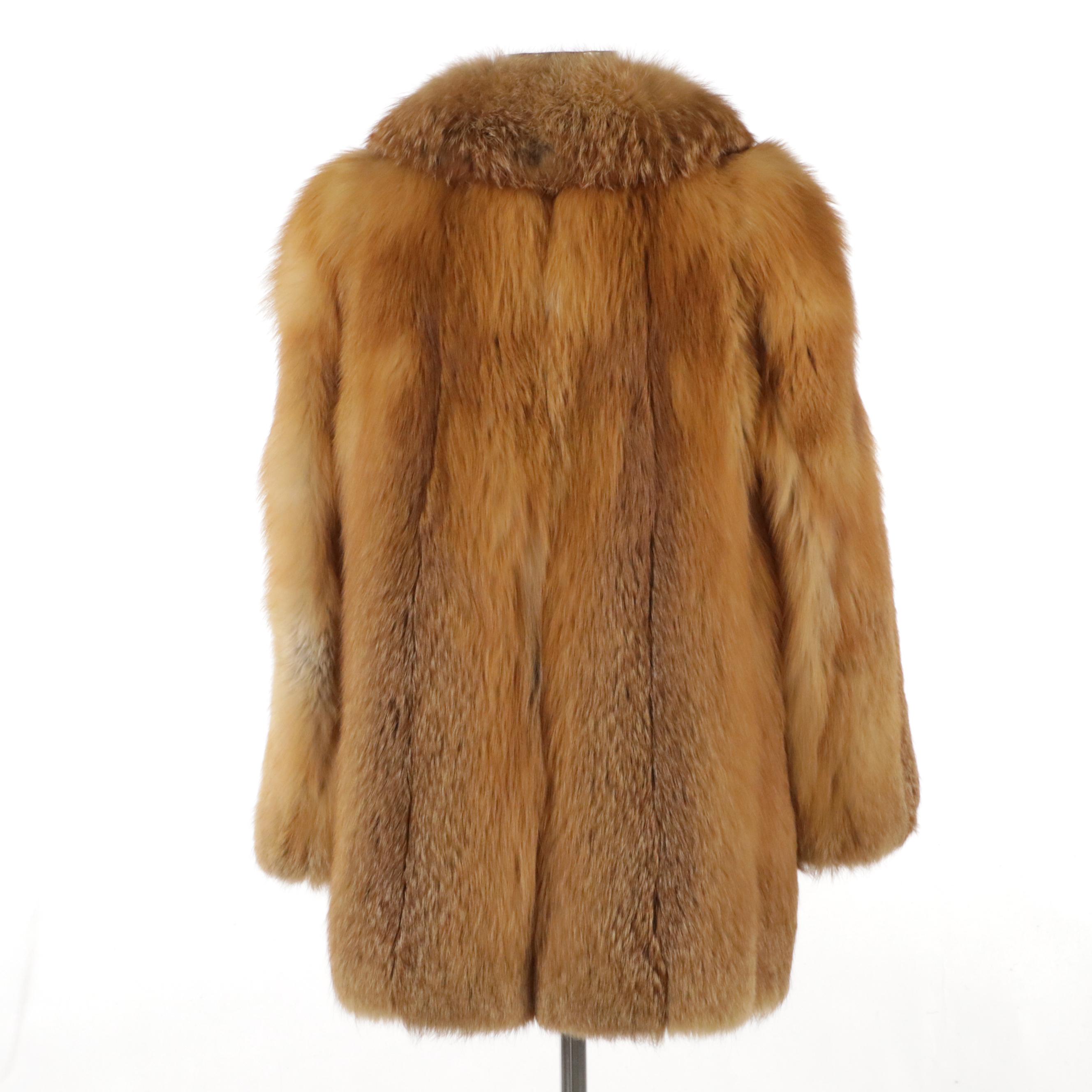 Red Fox Fur Stroller Coat from Bear & Karkazis Furs