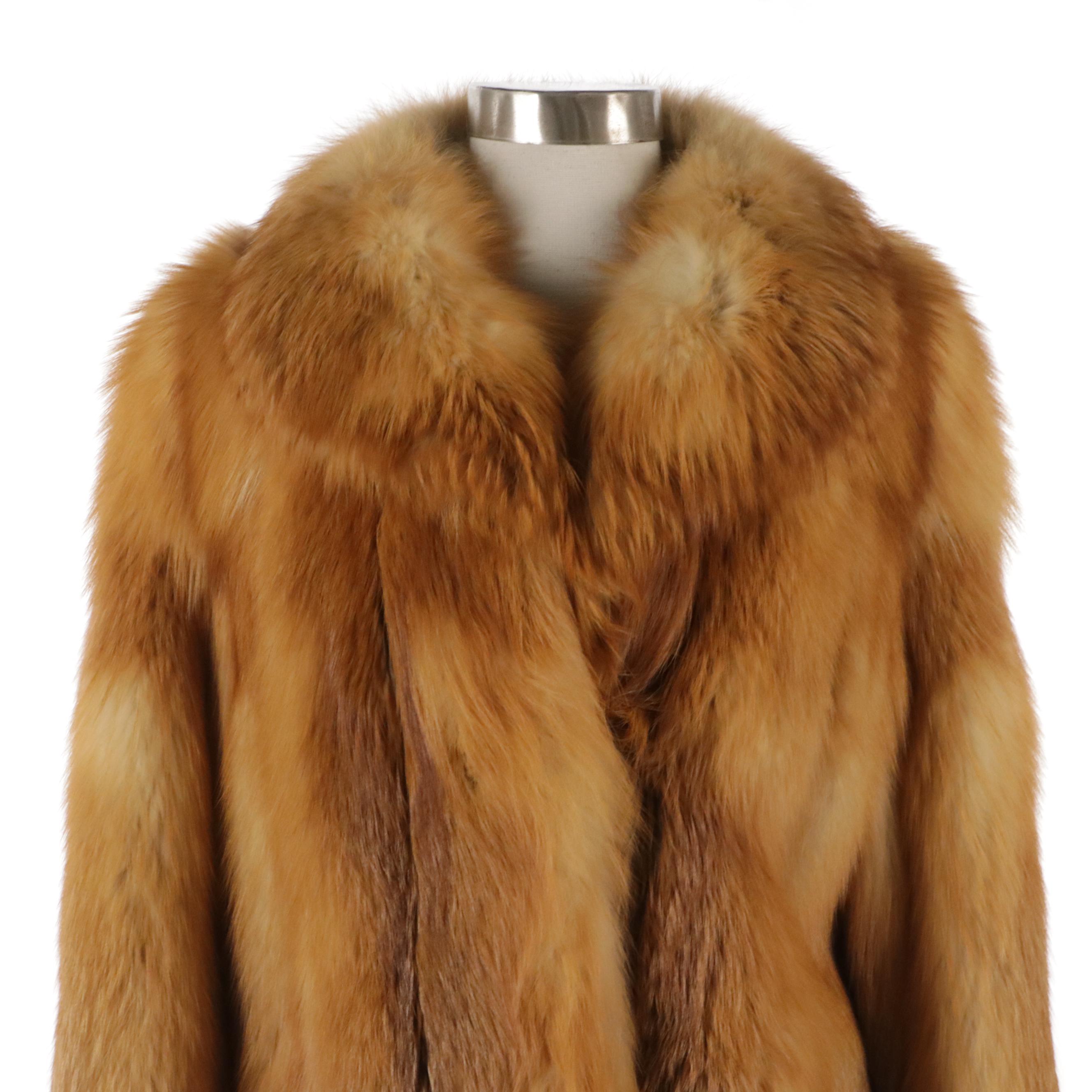 Red Fox Fur Stroller Coat from Bear & Karkazis Furs