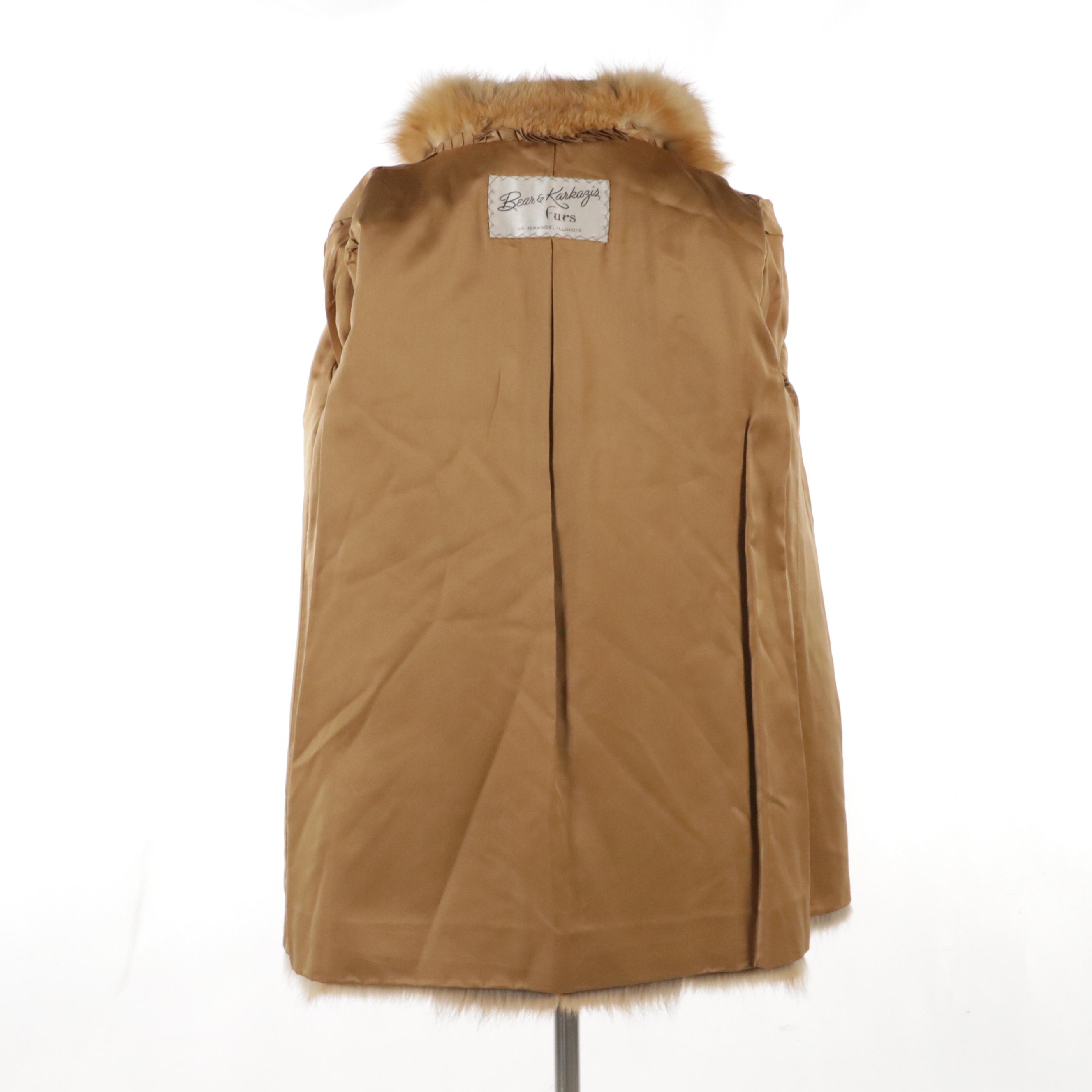 Red Fox Fur Stroller Coat from Bear & Karkazis Furs