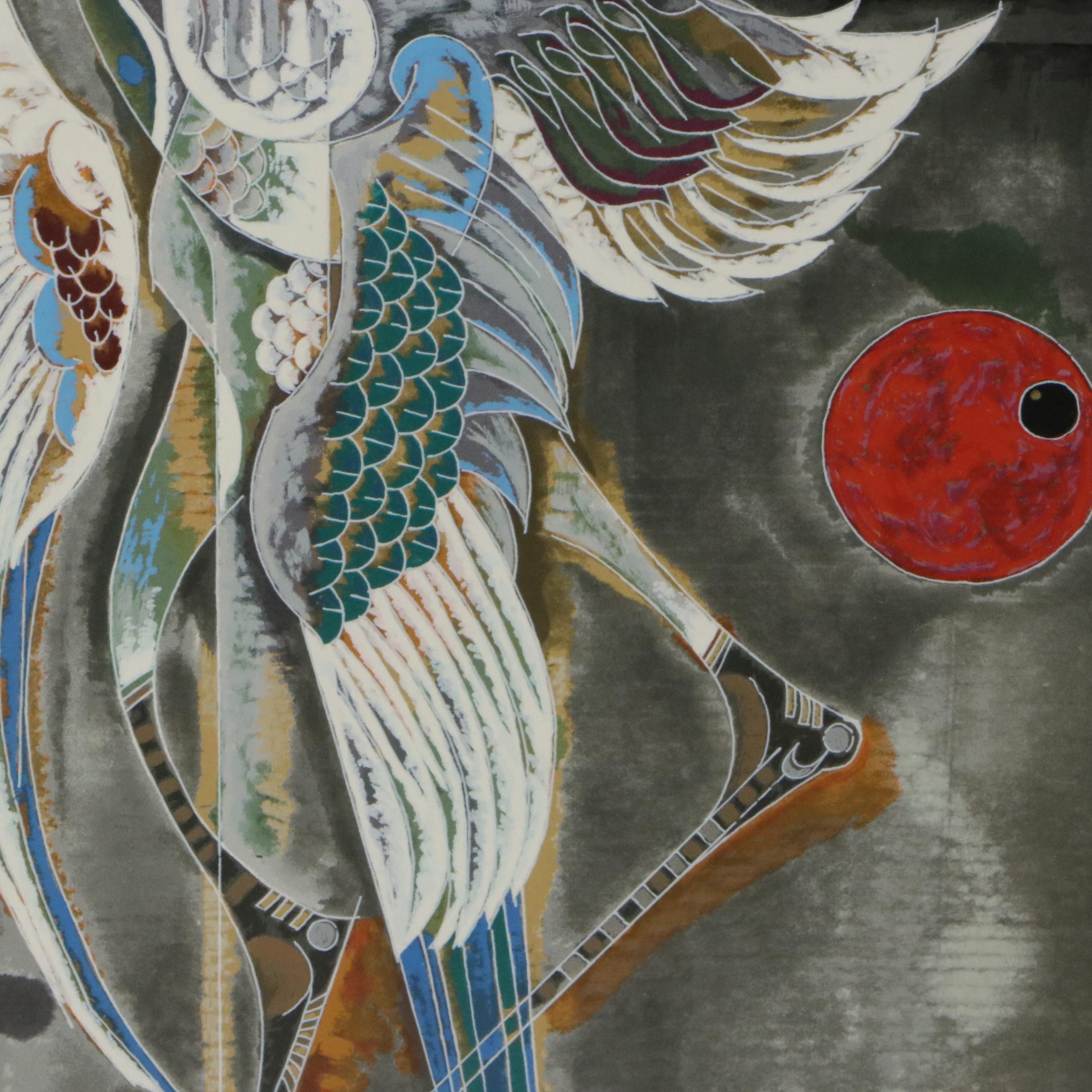 Lu Hong Serigraph "Eclipse 1999"