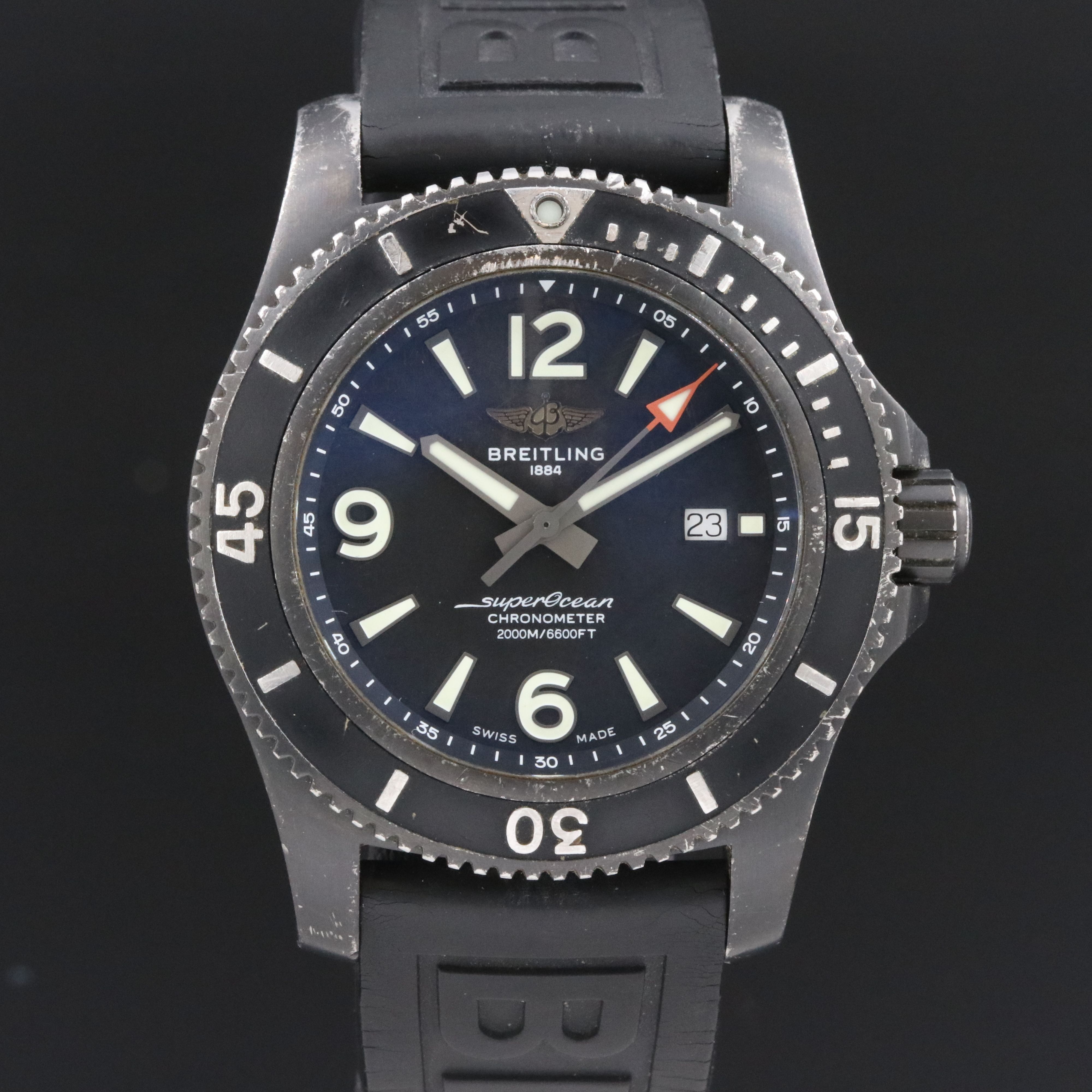 Breitling Superocean 46 Blacksteel Watch