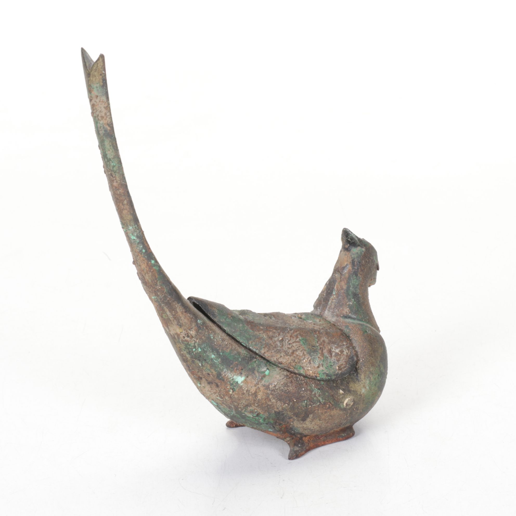 Cast Iron Koro Bird & Temple Urn Incense Burners