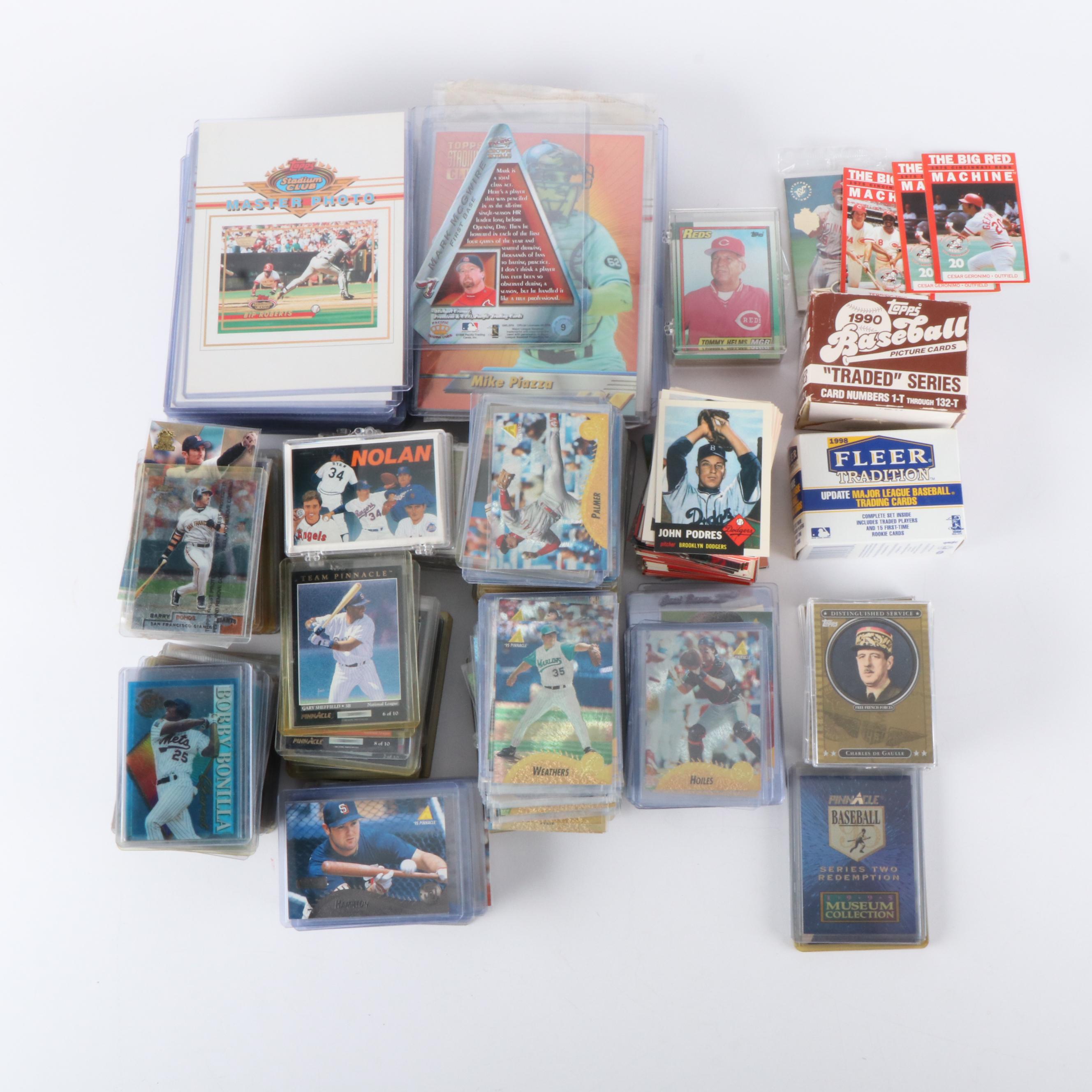 Large Group of Baseball Cards, 1990s