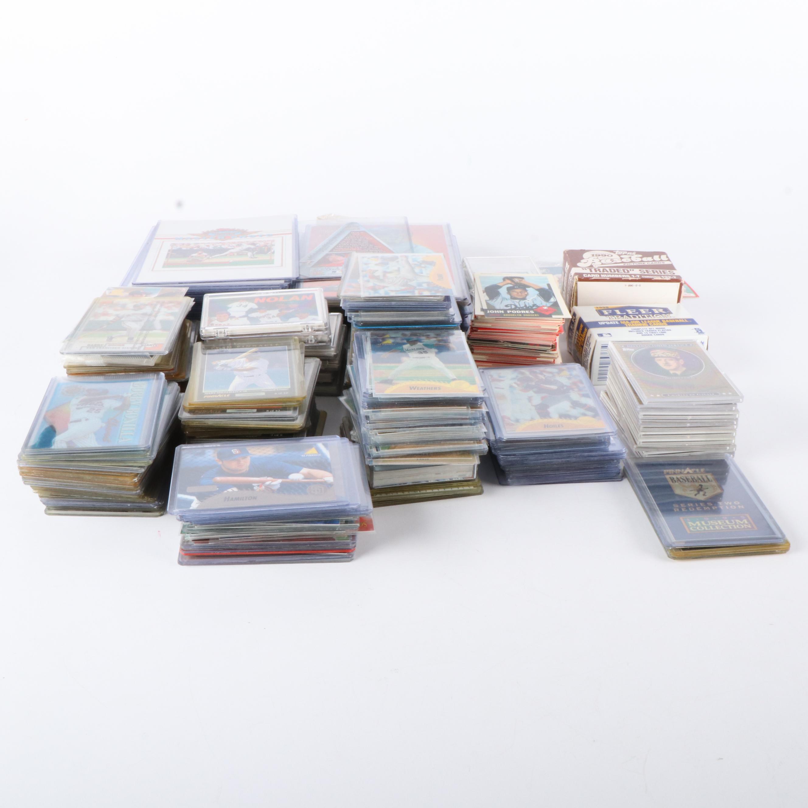 Large Group of Baseball Cards, 1990s