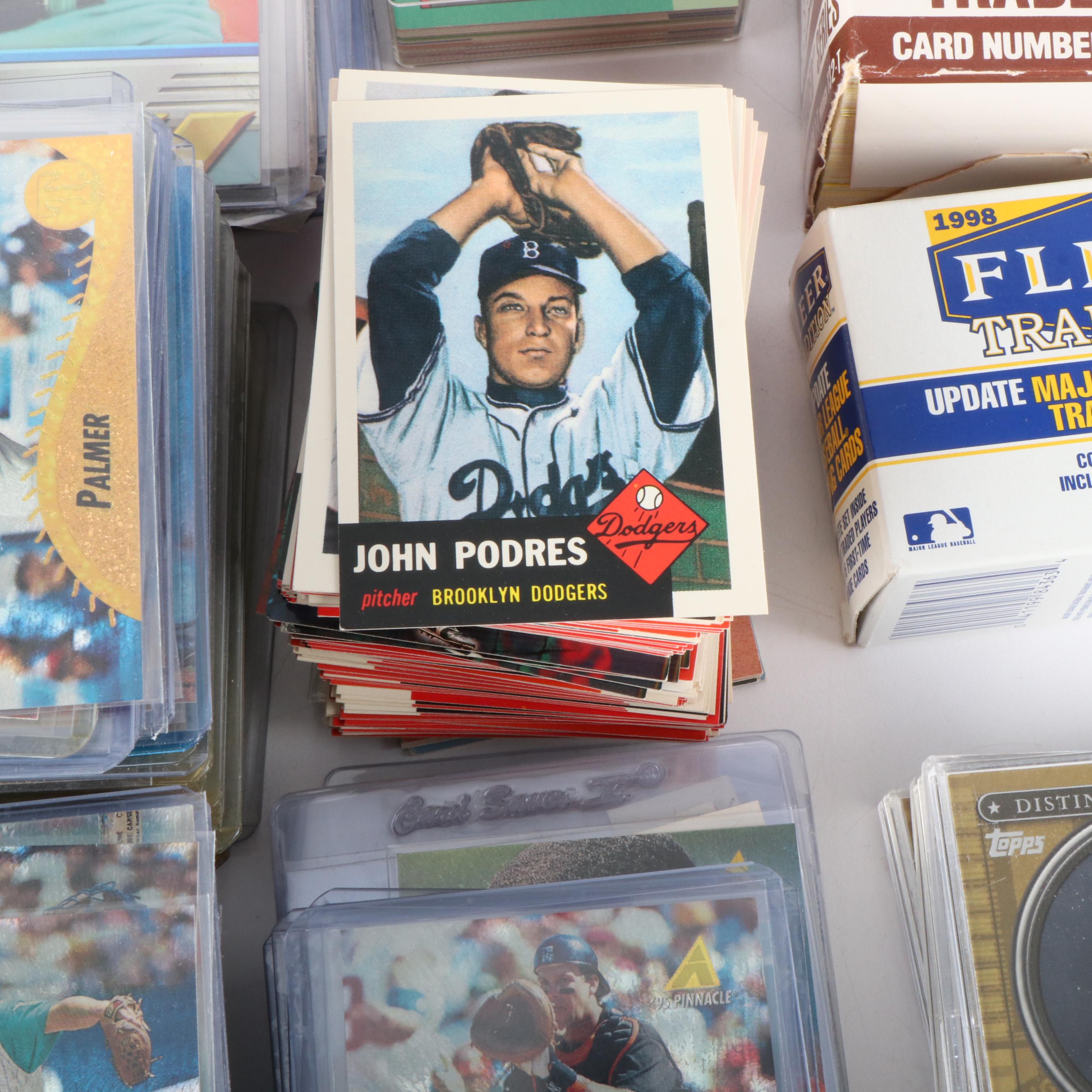 Large Group of Baseball Cards, 1990s