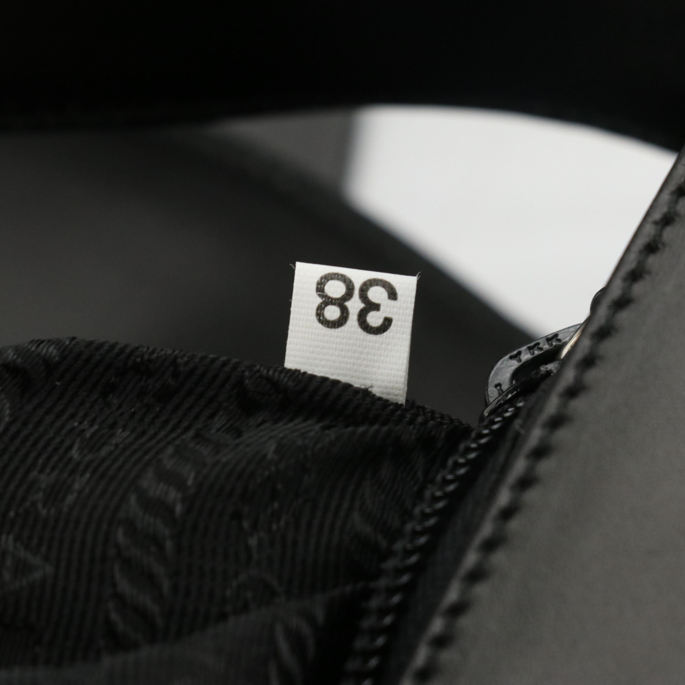 Prada Black Calfskin Leather Front-Flap Shoulder Bag