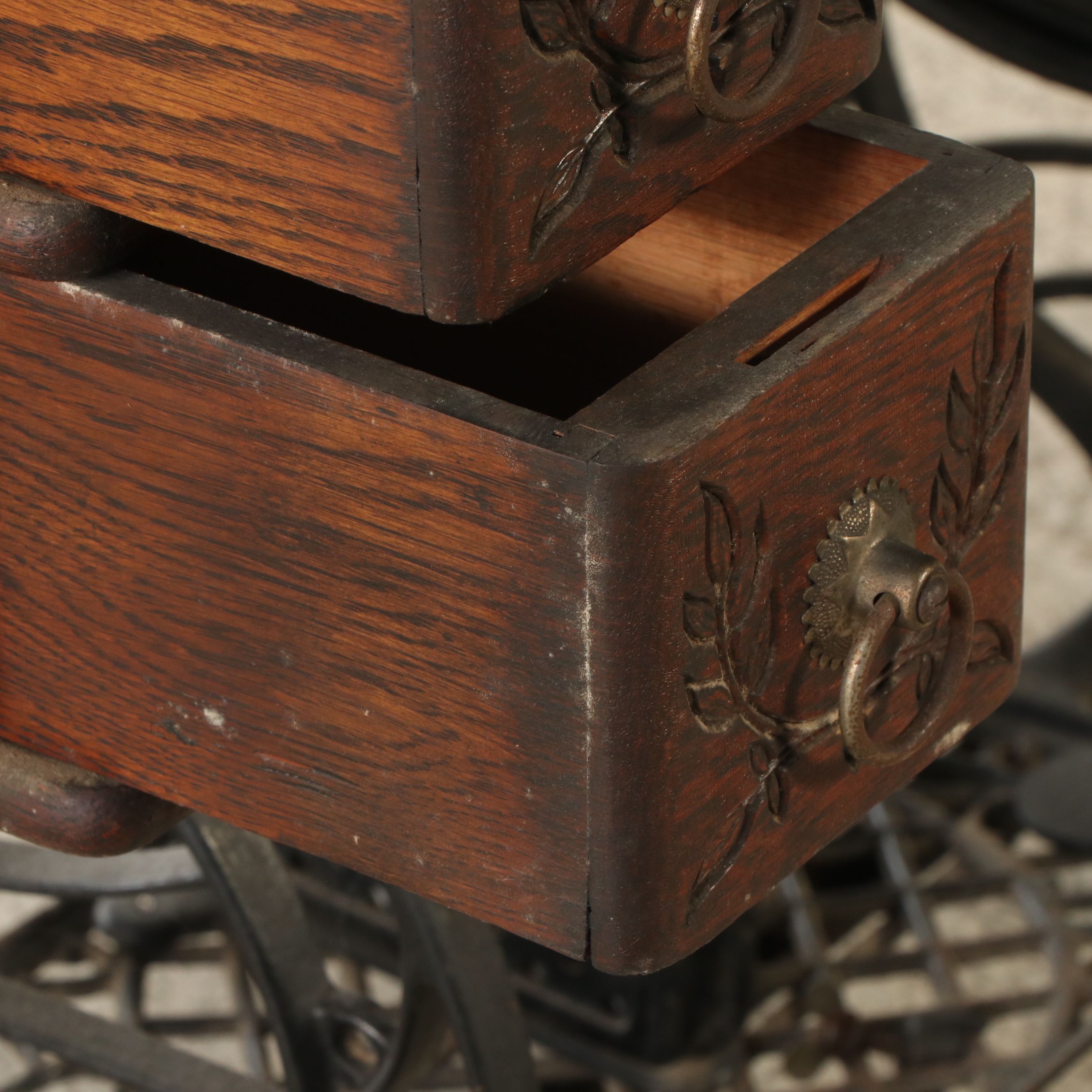 Antique Minnesota Sewing Machine in Oak Table and More