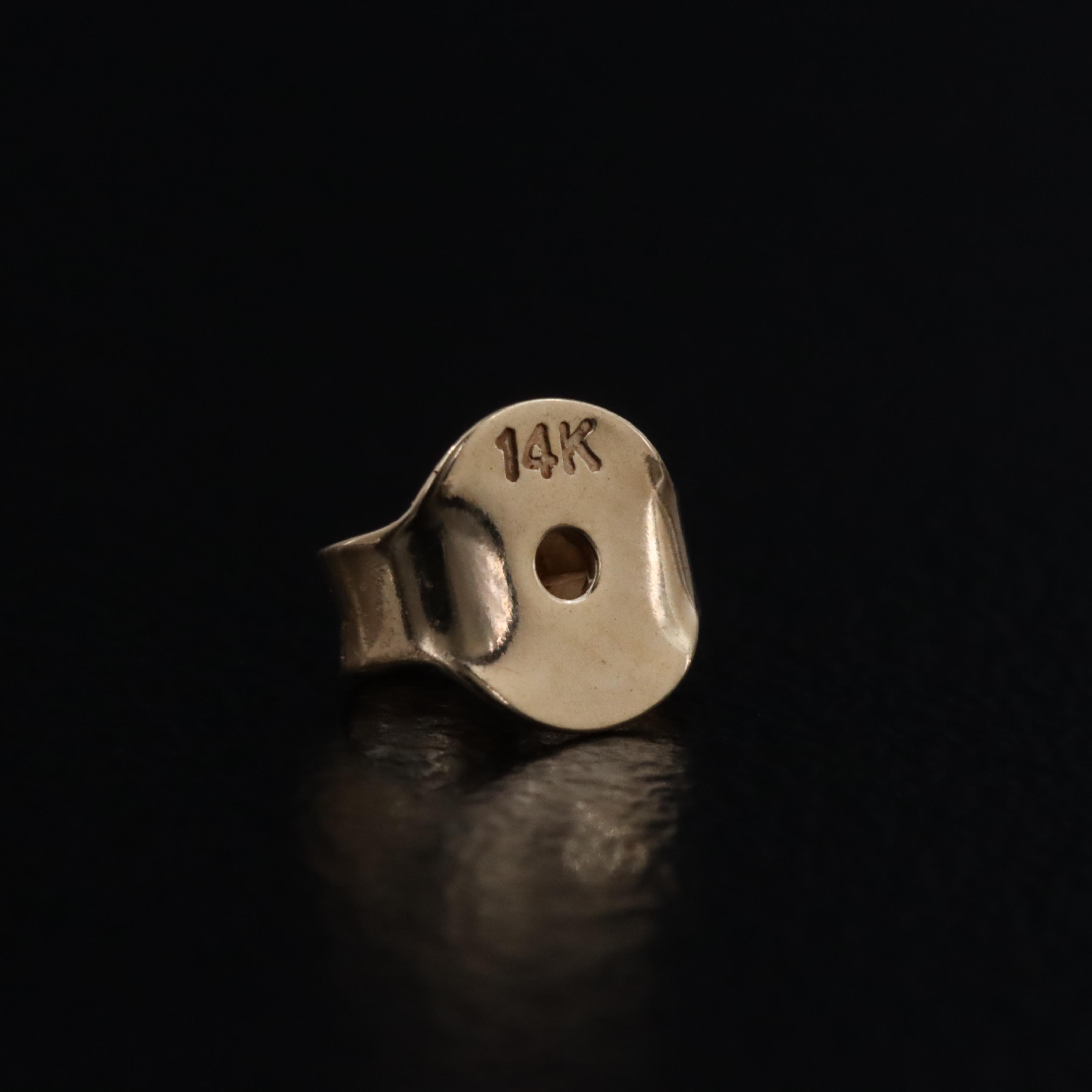 14K Pink Tourmaline and White Sapphire Earrings