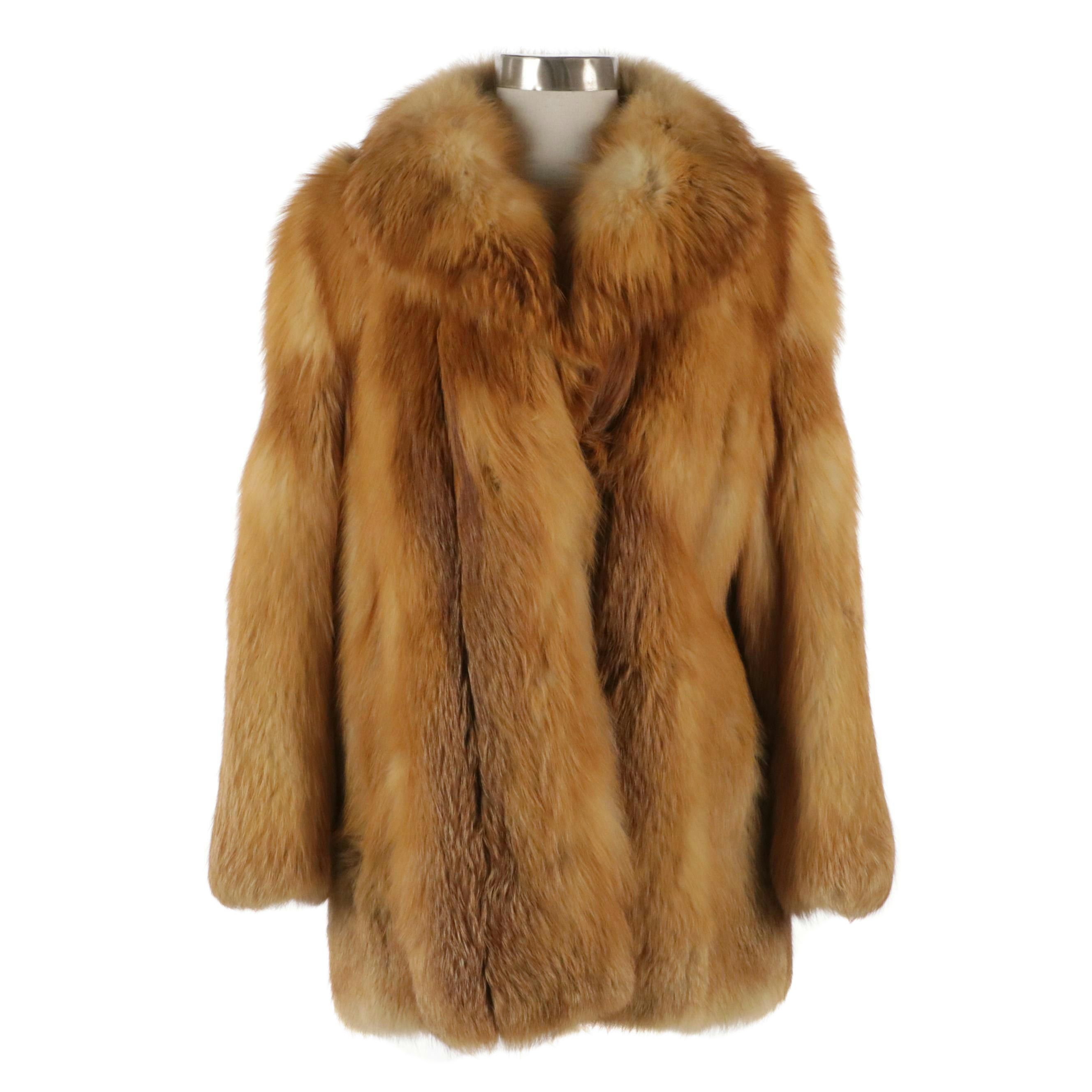 Red Fox Fur Stroller Coat from Bear & Karkazis Furs