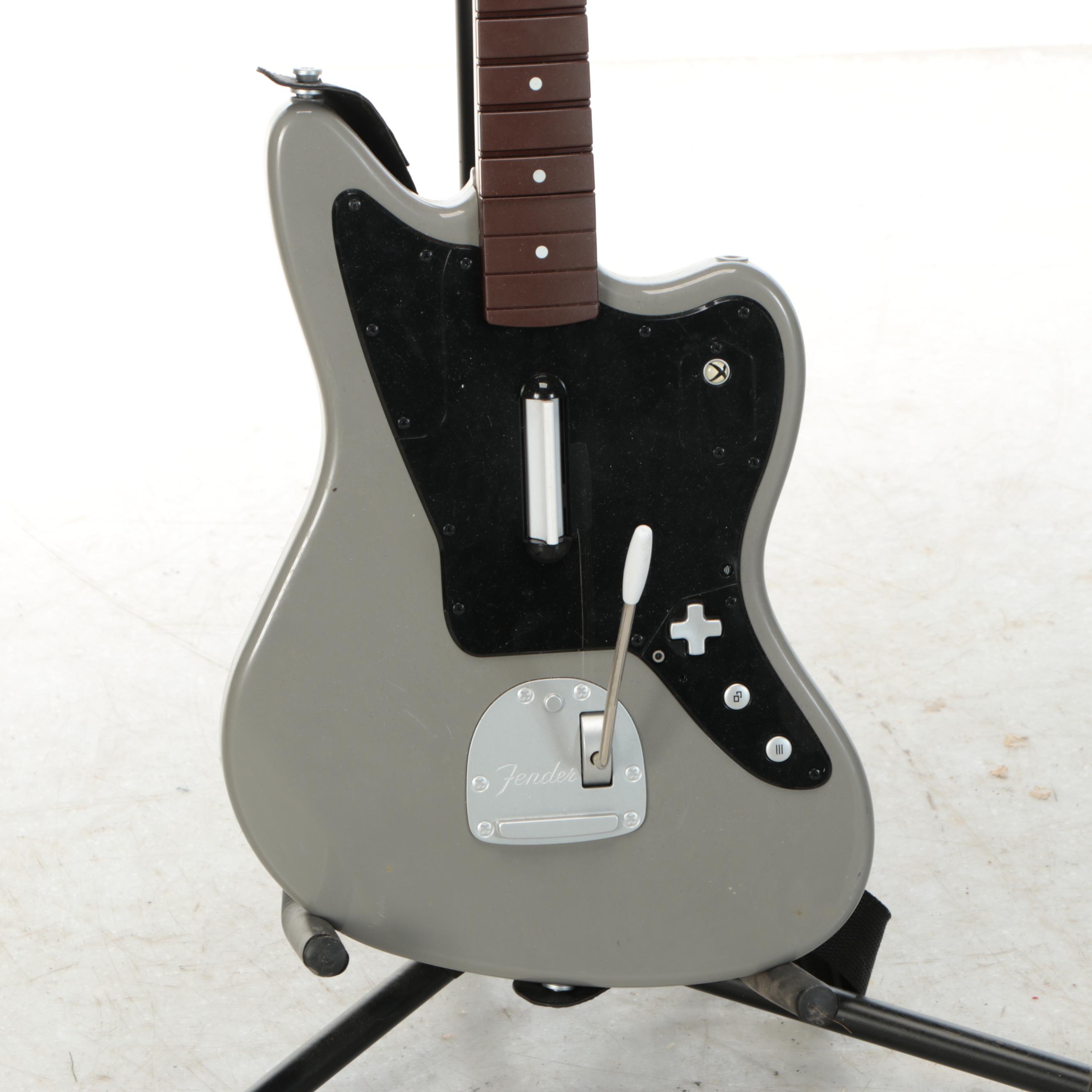 Guitar Hero Drum Set with Guitar Controllers and Other Accessories