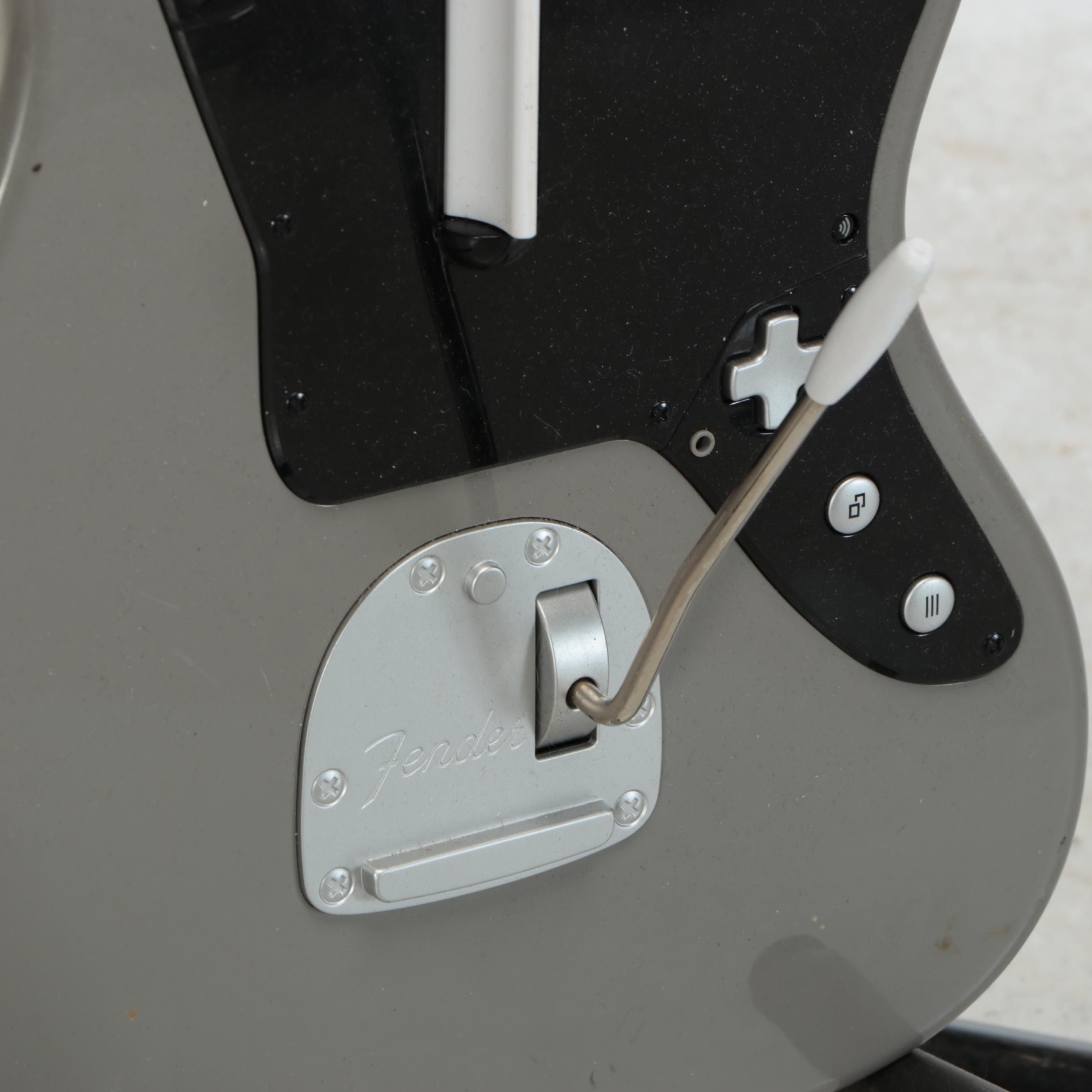 Guitar Hero Drum Set with Guitar Controllers and Other Accessories